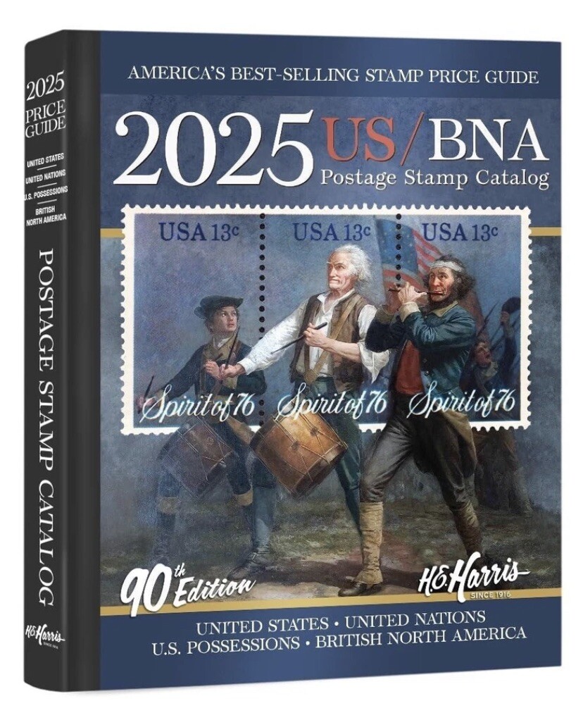 2025 US / BNA Postage Stamp Catalog Price List Harris Collector Guide Book New