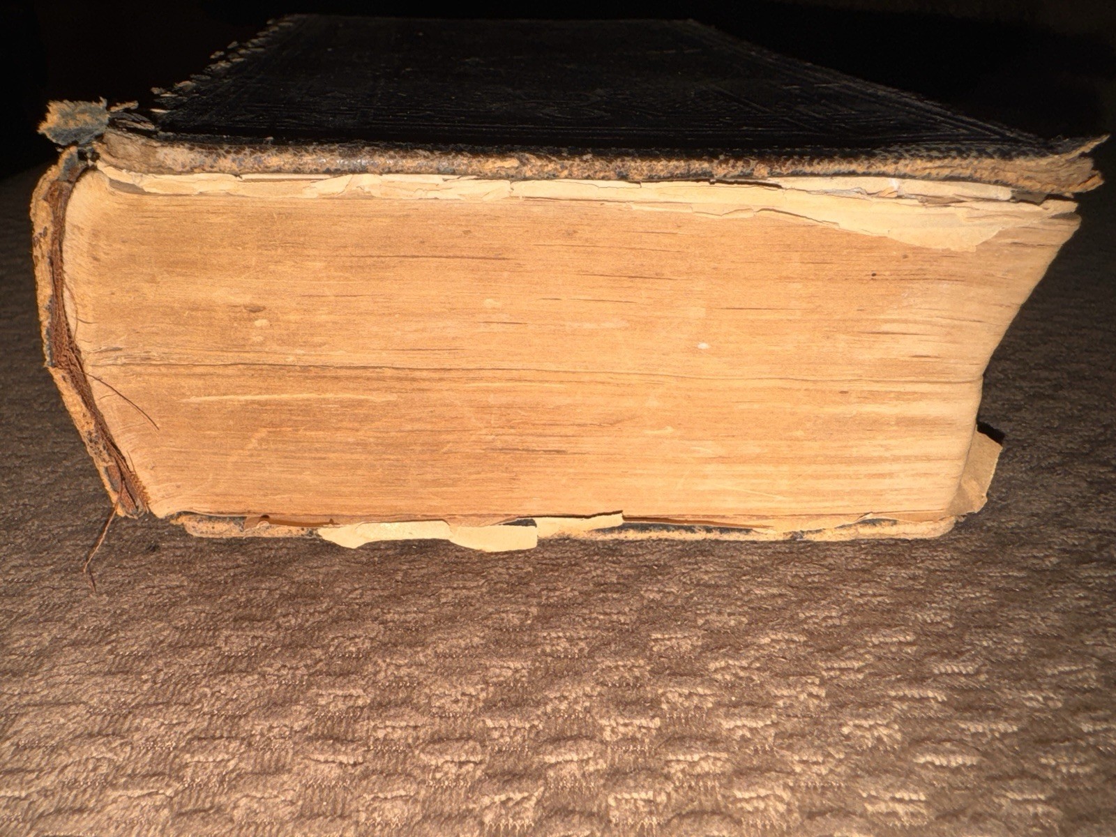 1897 Holy Bible Old & New Testaments Leather Illustrated Christian Herald