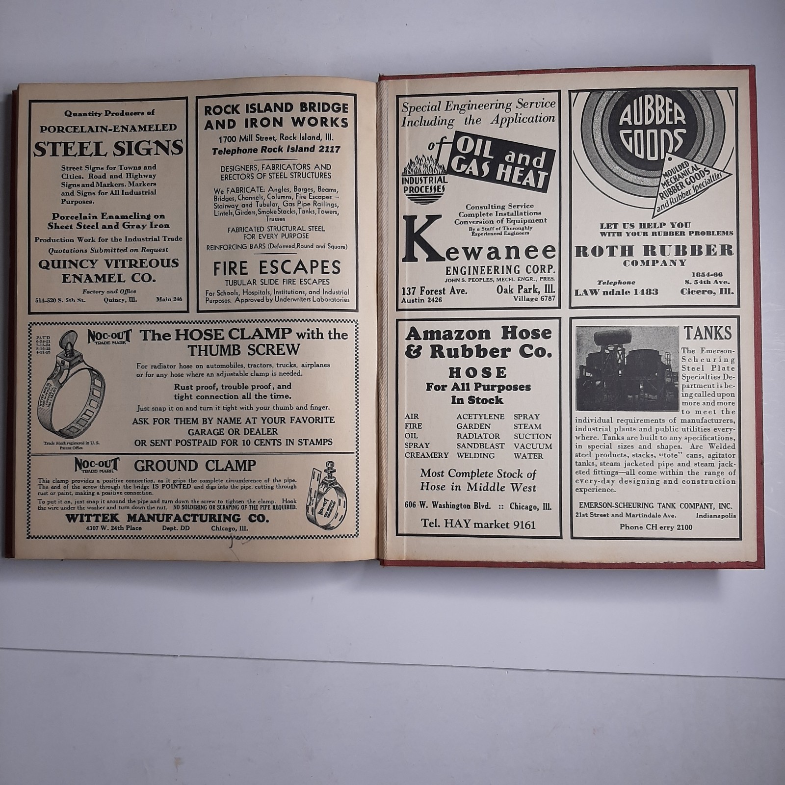 DONNELY’S INDUSTRIAL DIRECTORY CENTRAL DISTRICT 1932 Buyer’s Guide HC book OS36