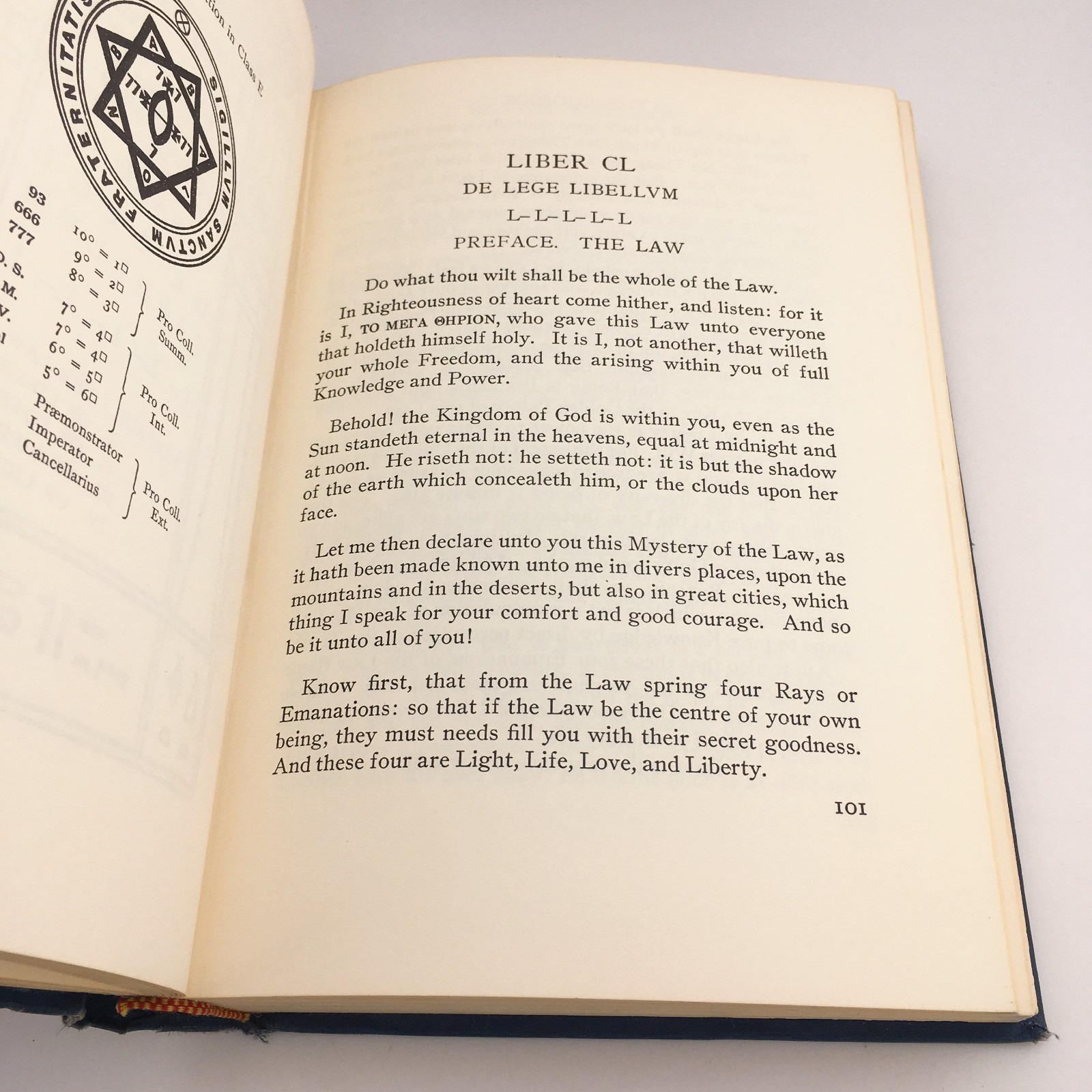 The Equinox Vol 3 No 1 By Aleister Crowley Hardcover 1974