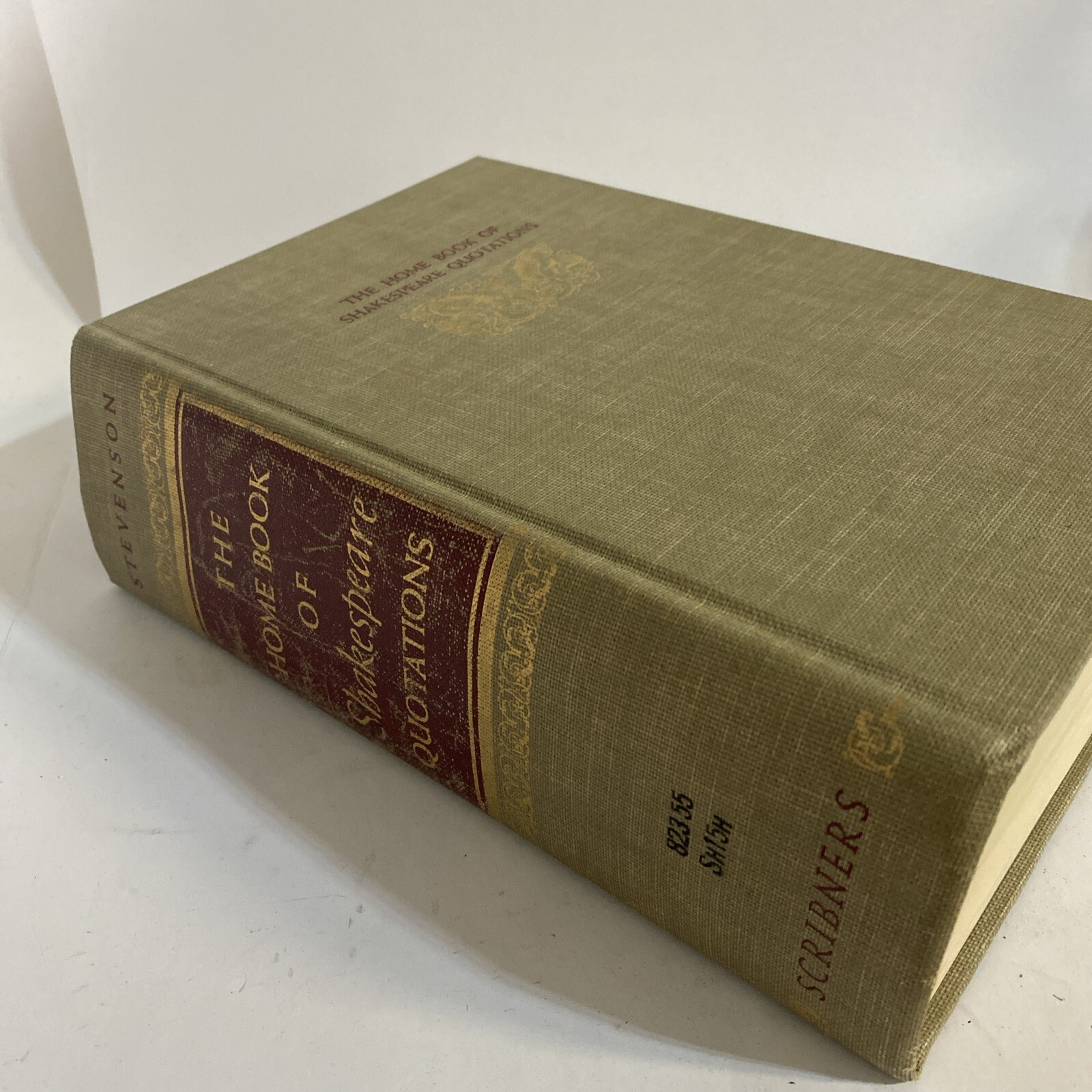 The Home Book of Shakespeare Quotations By Burton Stevenson