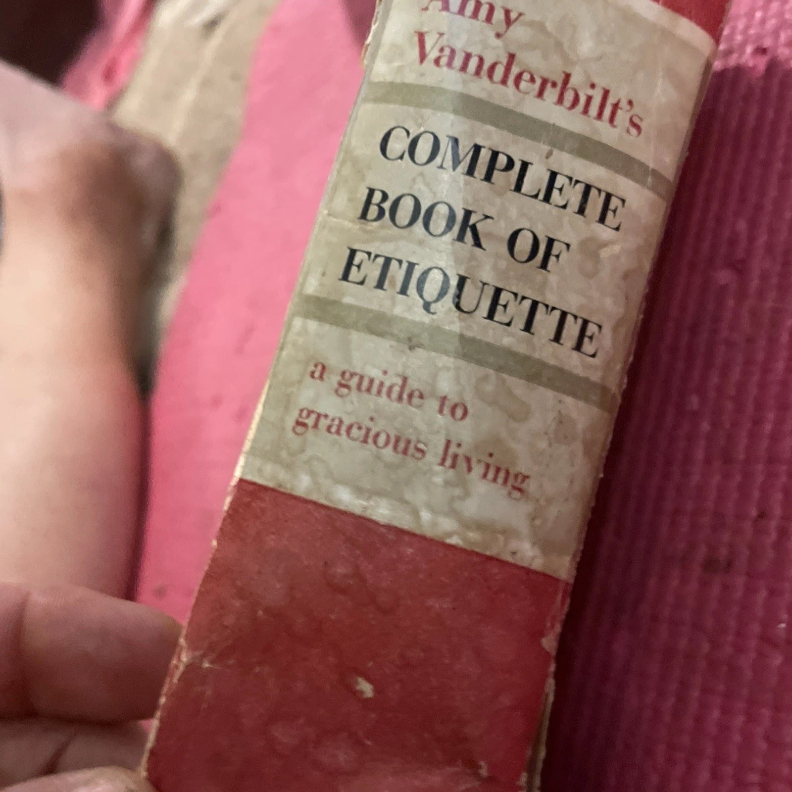 1952 Hardcover, 1st edition Amy Vanderbilt’s Complete Book Of Etiquette Rare