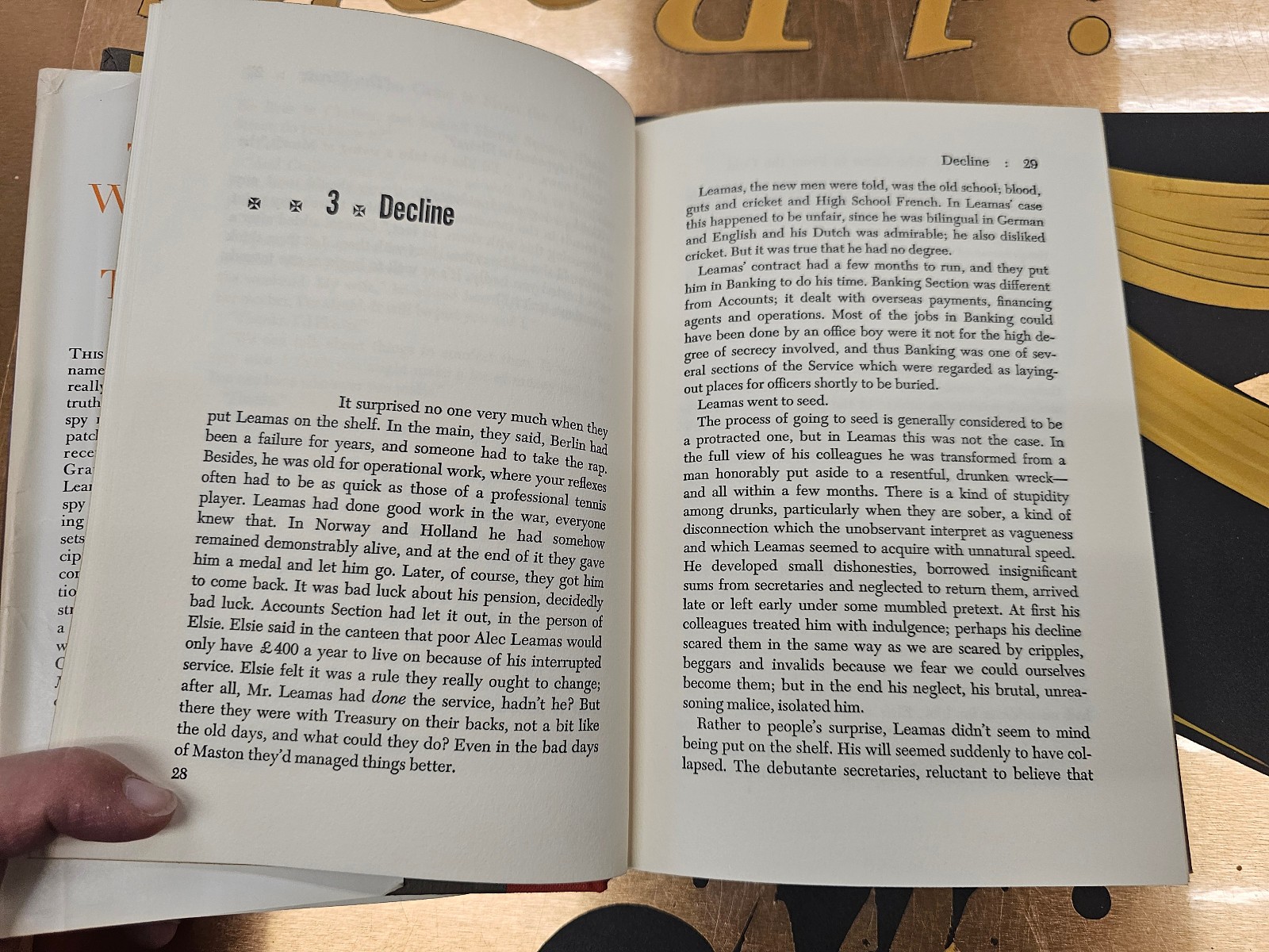 The Spy Who Came in From The Cold – John Le Carre – 1963 Book Club Edition HCDJ