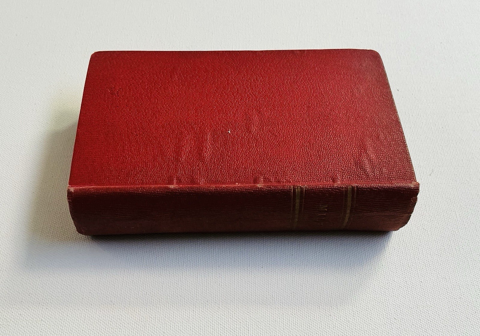 THE POETICAL WORKS OF JOHN MILTON PARADISE LOST POEMS MEMOIR Vintage 1800’s HC