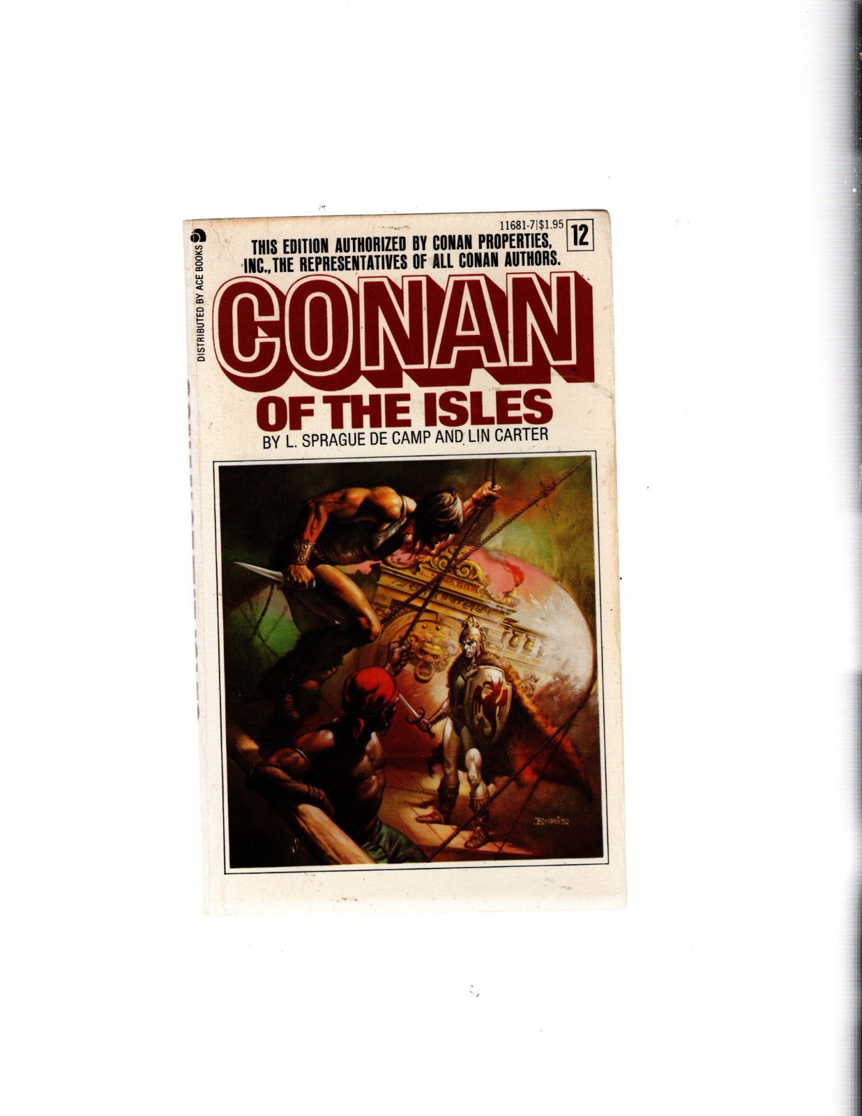 CONAN OF THE ISLES Paperback Ace Books 1968 Sprague de Camp & Lin Carter