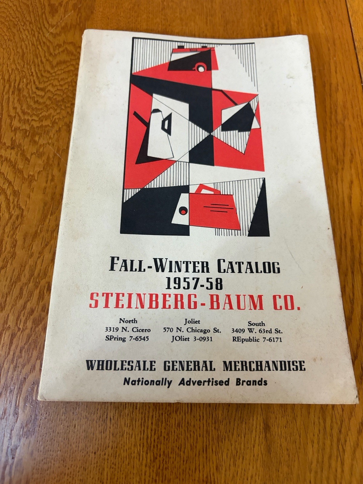 VINTAGE 1957-1958 STEINBERG-BAUM CO WHOLESALE SALES CATALOG BOOK CHICAGO IL