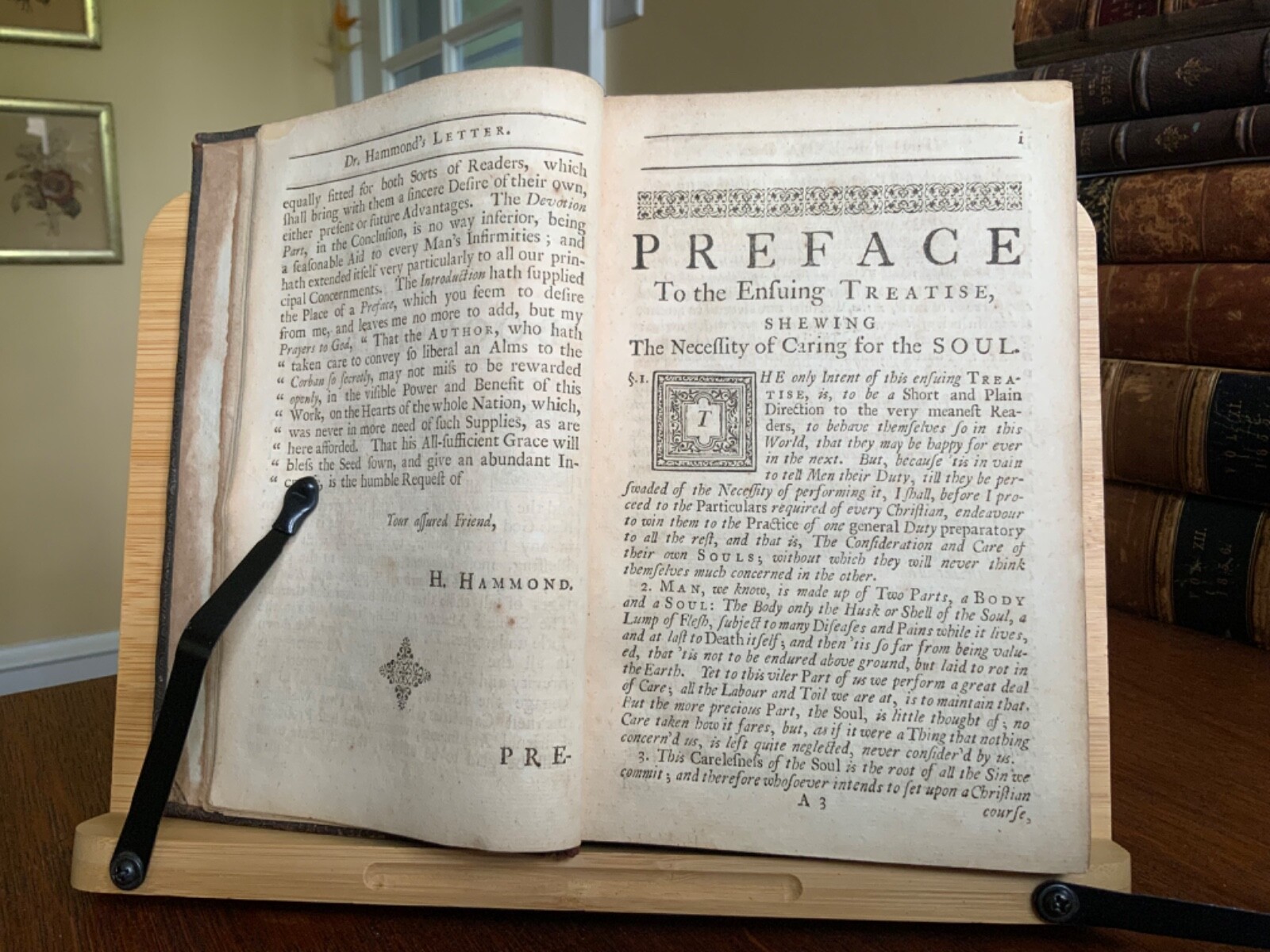 1715 The Whole Duty of Man – Cambridge Binding – Early Gift Inscription