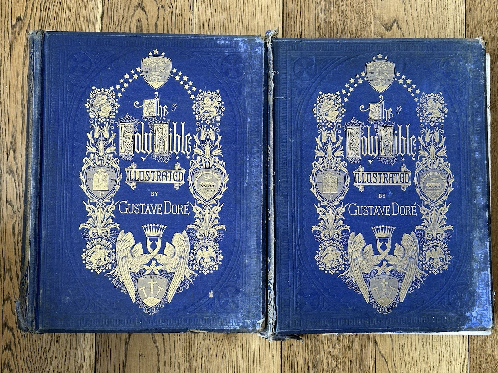 c1880 The Holy Bible Old & New Testament – GUSTAVE DORE – *SEE DESCRIPTION*