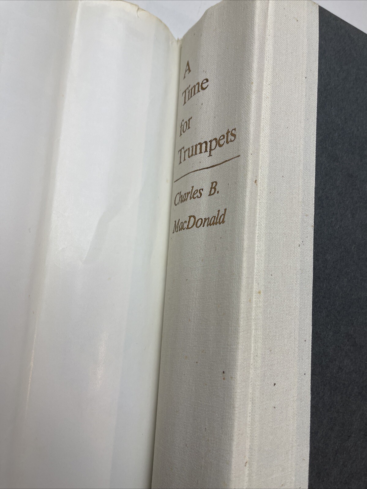 A TIME FOR TRUMPETS by Charles B. MacDonald/1st Ed/HCDJ/Military/WWII 1939-45