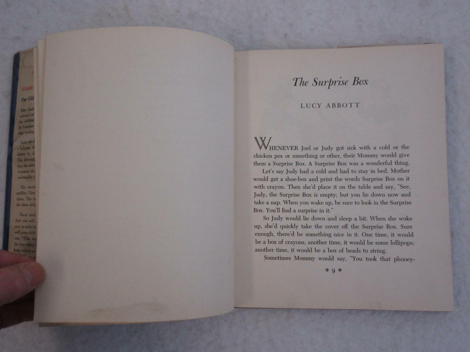 Caroline Horowitz A TREASURY OF GOOD NIGHT STORIES 1948 Hart Publishing Co., NY