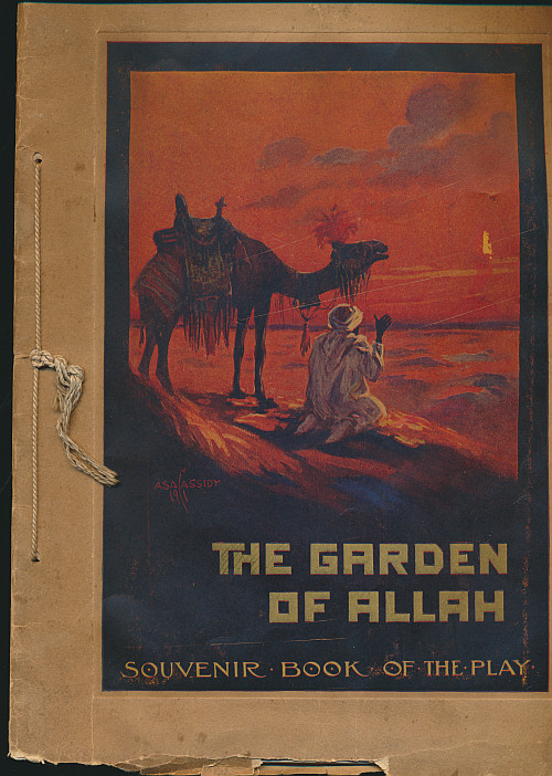 Garden of Allah 1911 Souvenir Book + Oriental “Rug” Laid In Spiritual Romance