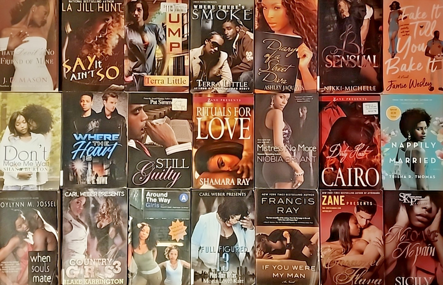 RANDOM MIX Lot of 10 African American Black Romance Drama Family URBAN Kimani