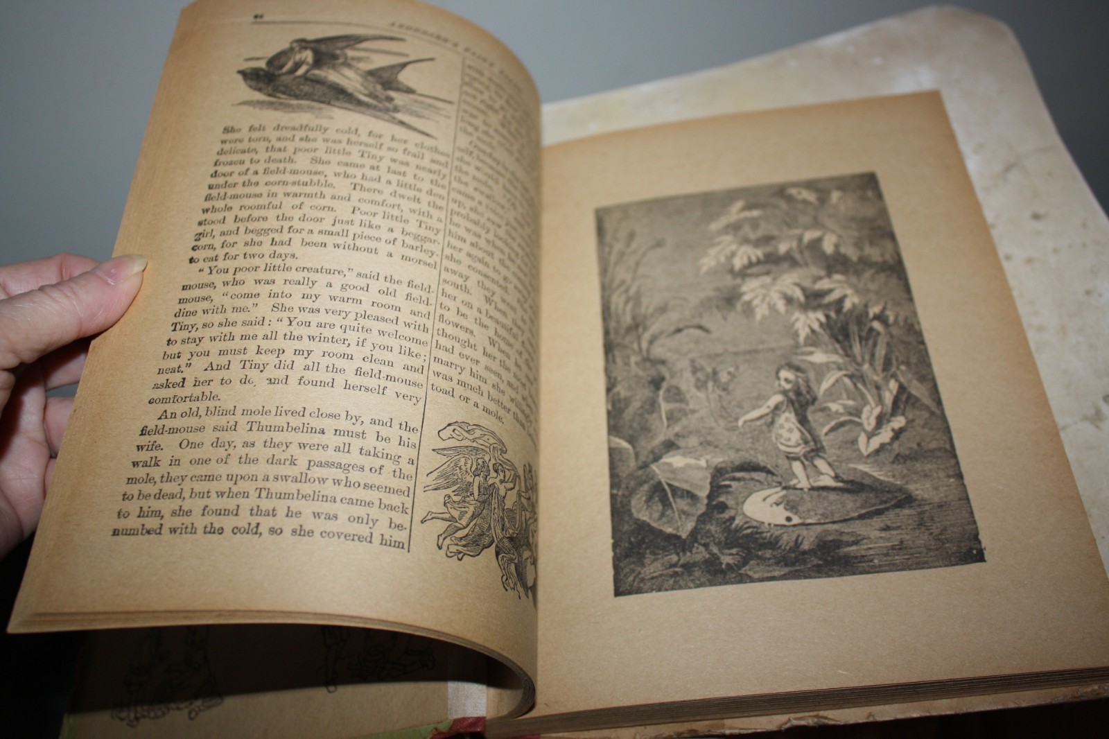 Early Rare Antique Andersen Fairy Tales By Hans Christian Andersen Gold Mermaid