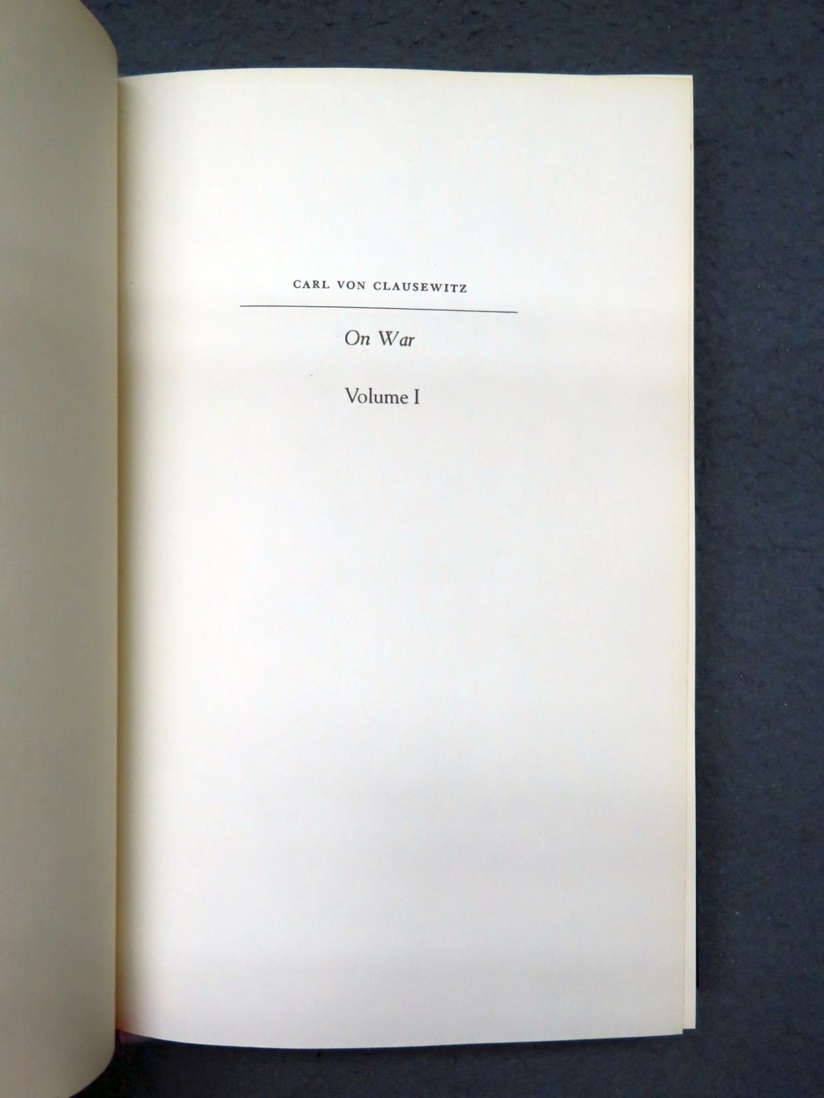 On War Carl von Clausewitz 1991 Easton Press VOL I Leather Collector’s Edition