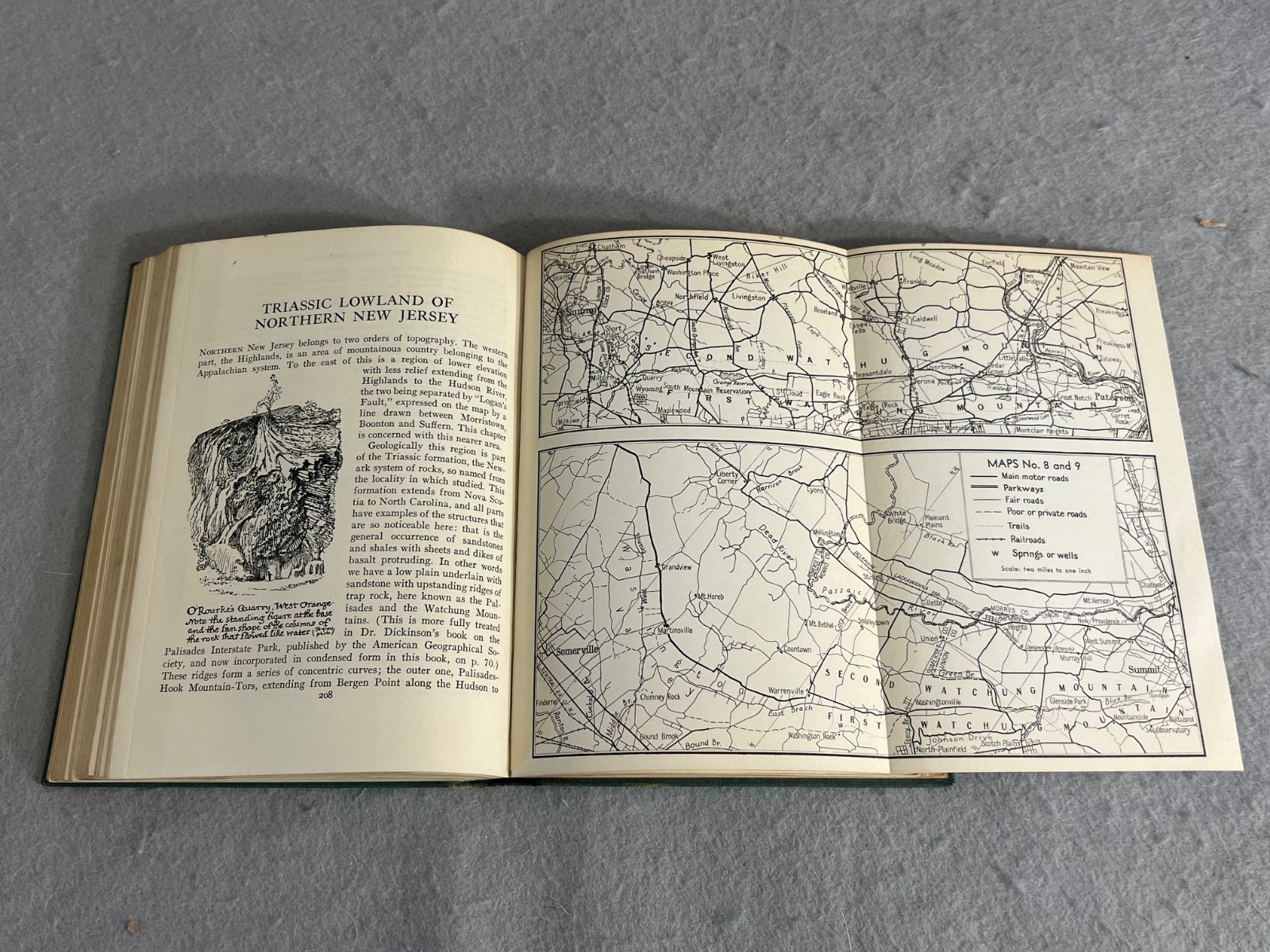 Antique New York Book NY Walk Book New York City Hudson Long Island w/Maps 1936