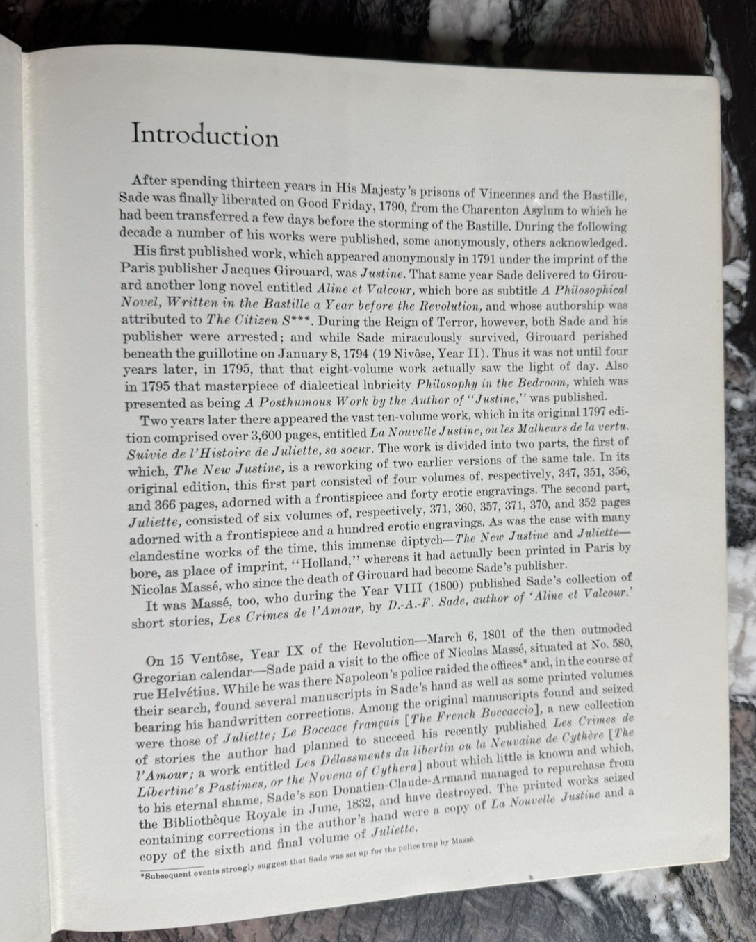 Sixty Erotic Engravings from Juliette, by Marquis de Sade – Rare