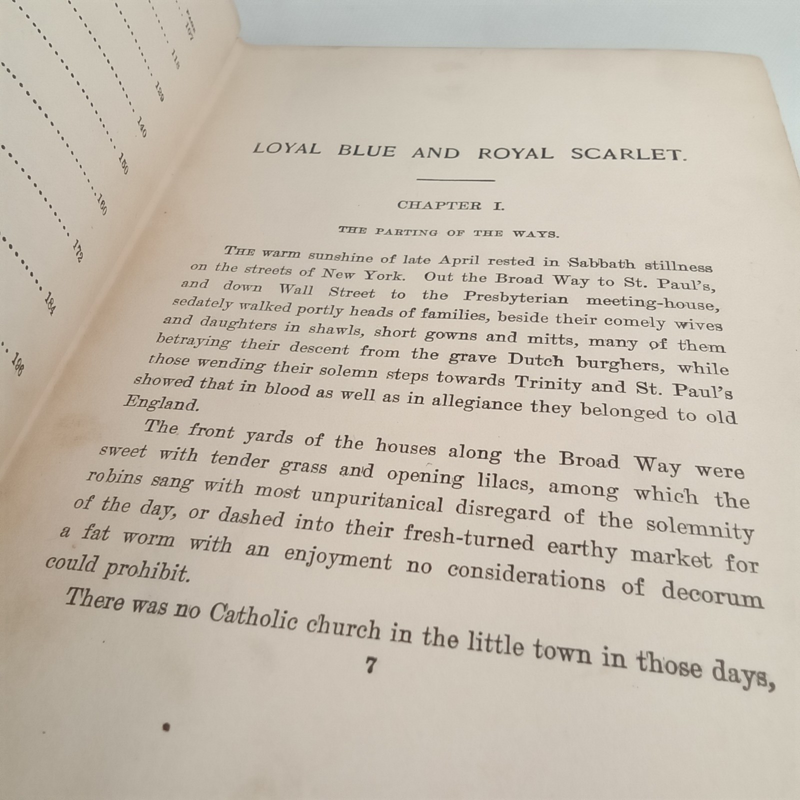 Antique Hardcover Book Loyal Blue And Royal Scarlet Marion Ames Taggart 1898