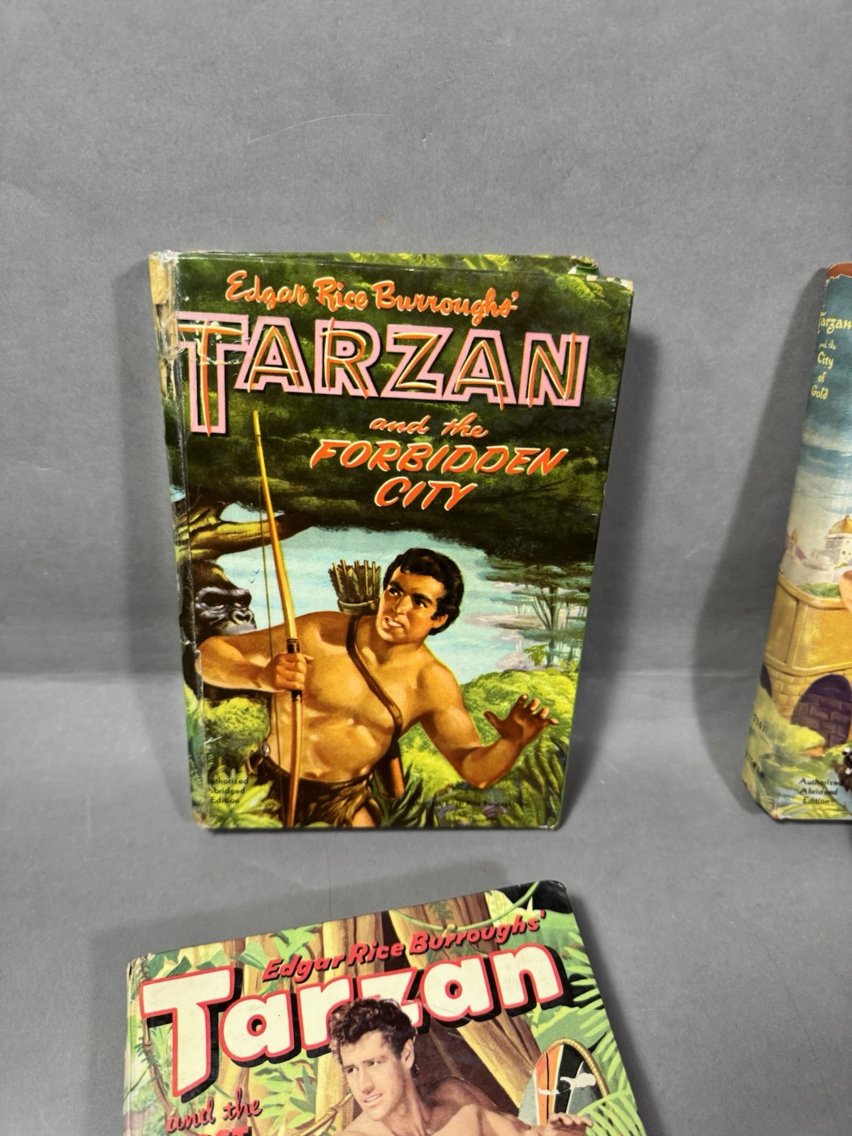 Lot of Vintage Tarzan Big Little Books Whitman Publishing Company
