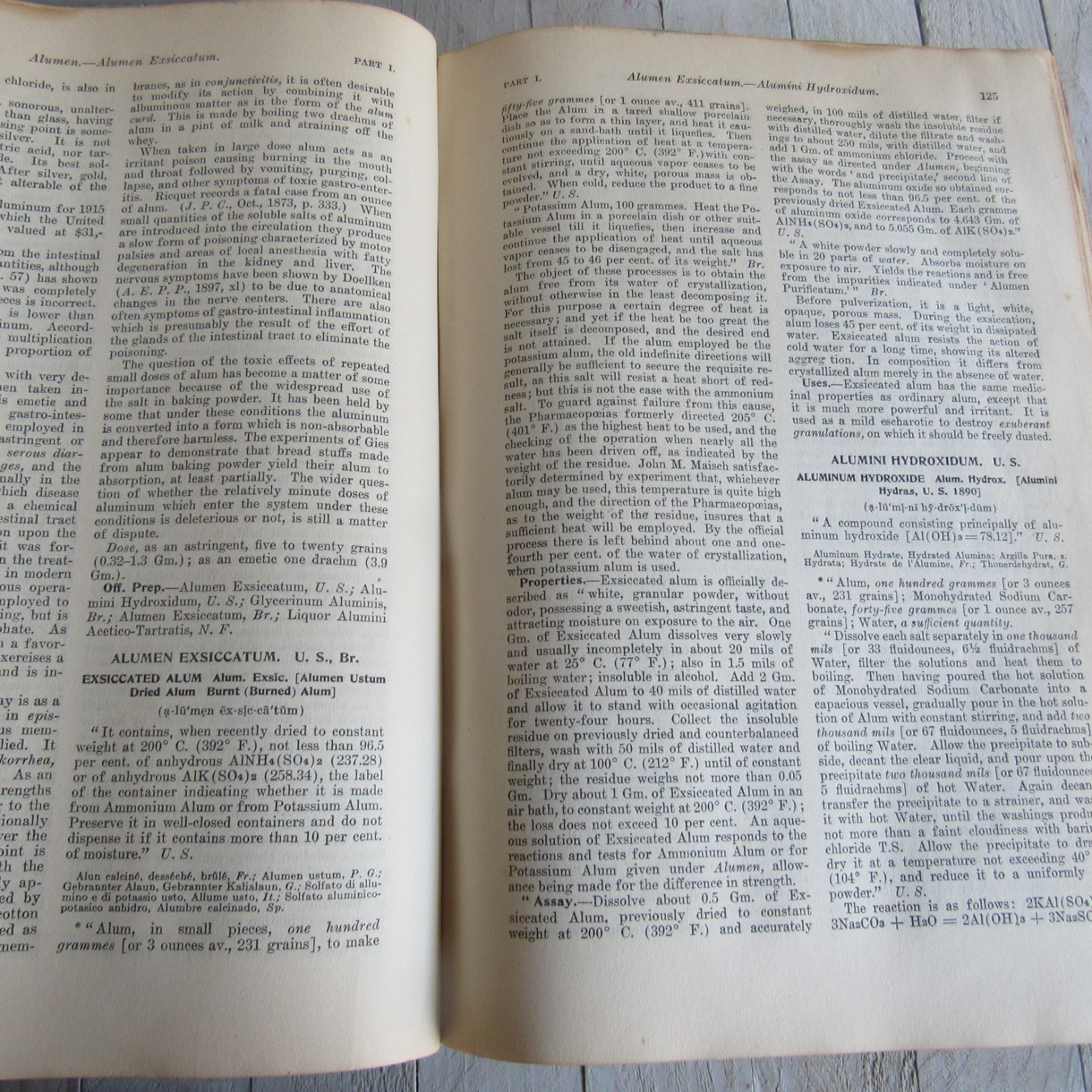 Antique Vtg The Dispensatory of the United States of American 1918 20th Edition