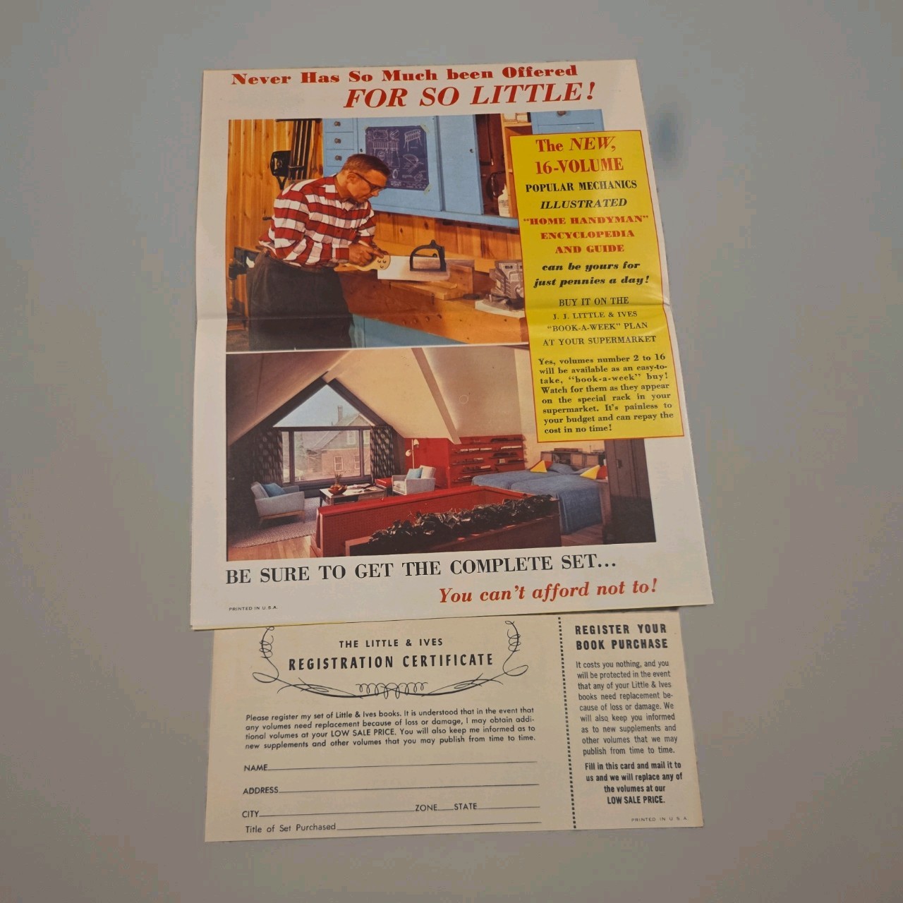1961 Popular Mechanics Home Handyman Encyclopedia And Guide Vols 1-16 Complete