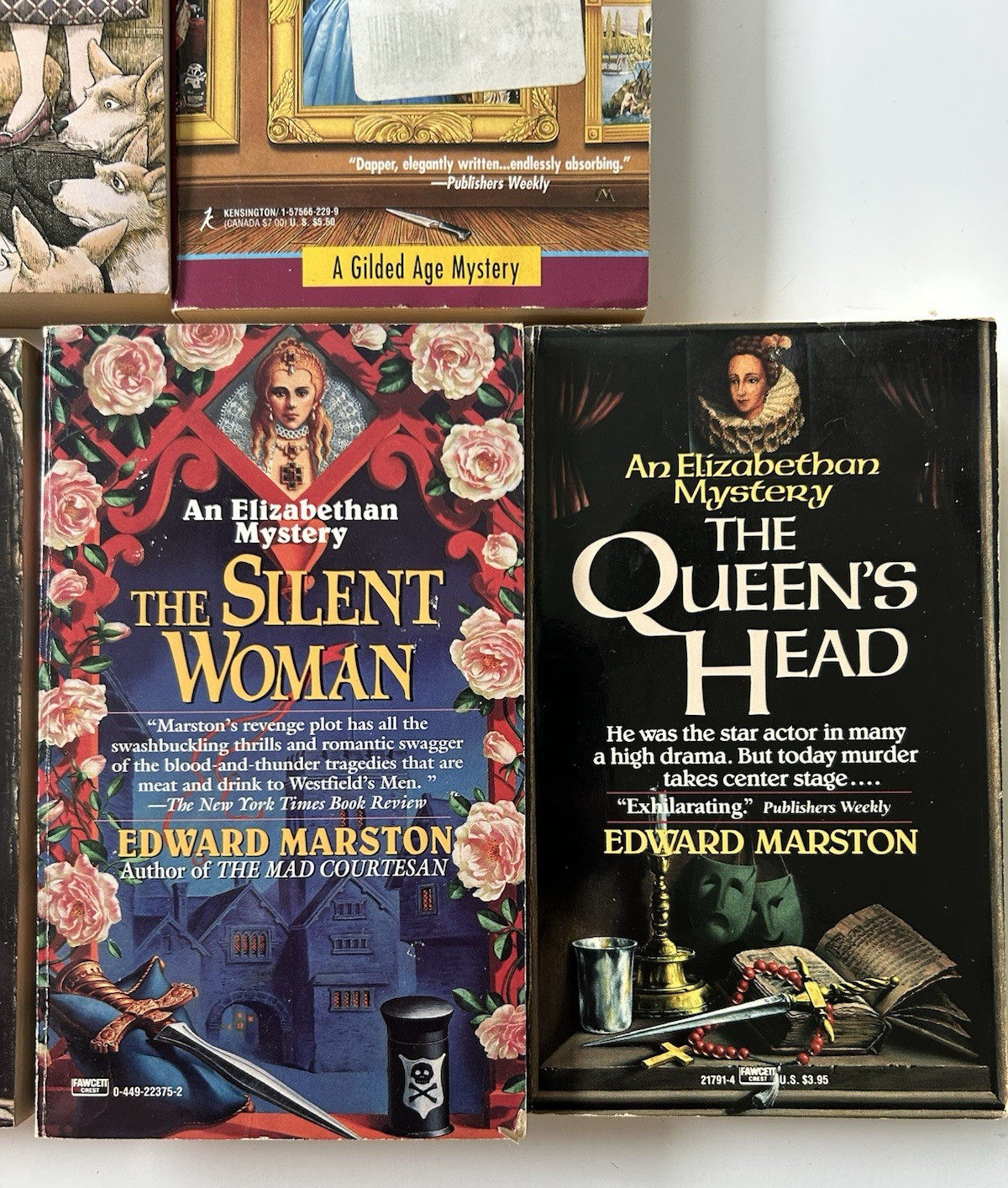 Lot of 11 Elizabethan Victorian Historical Mystery Paperbacks Mixed Authors