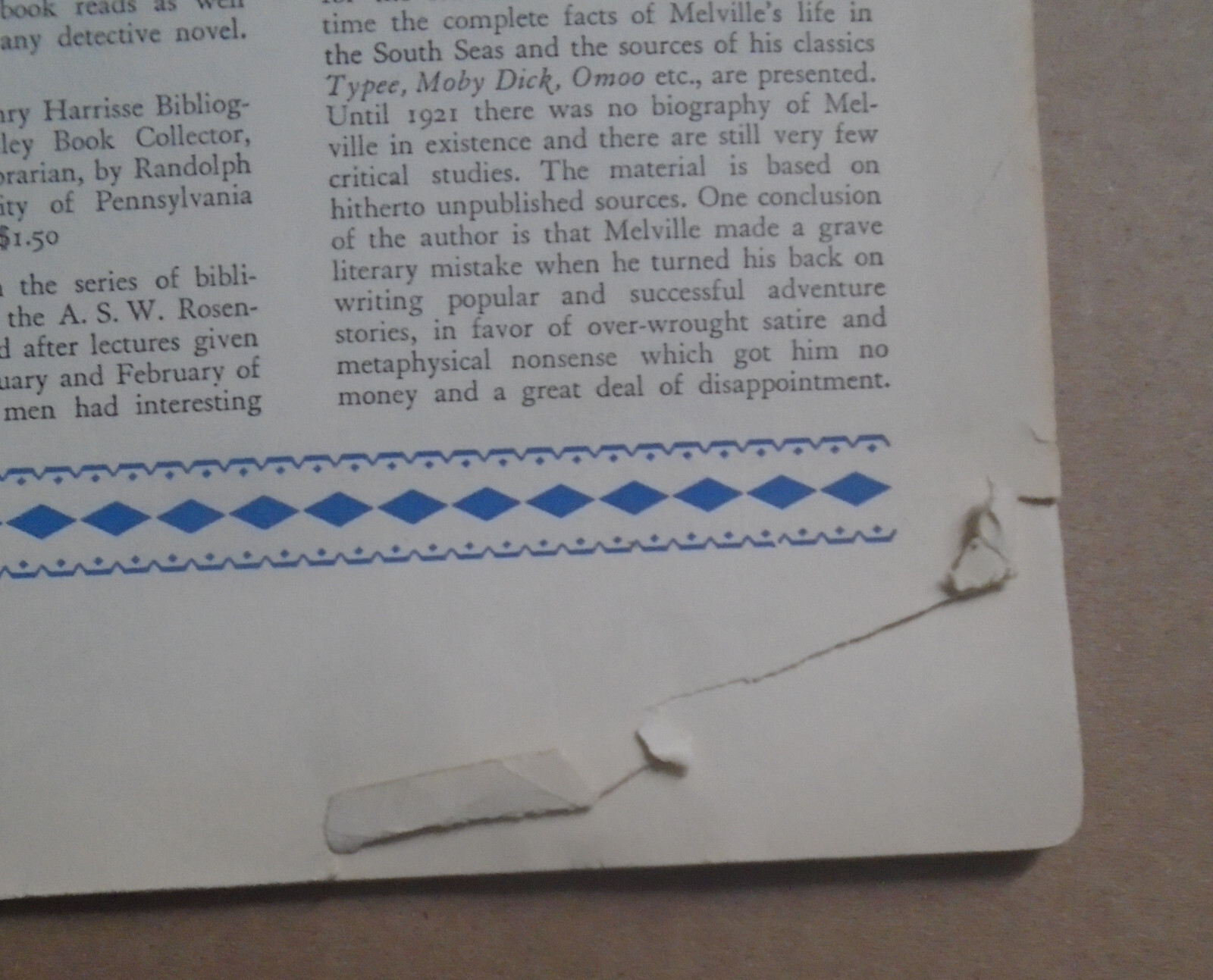 Book Collector’s Packet October 1939 – Art Appreciation; Australia Fine Printing