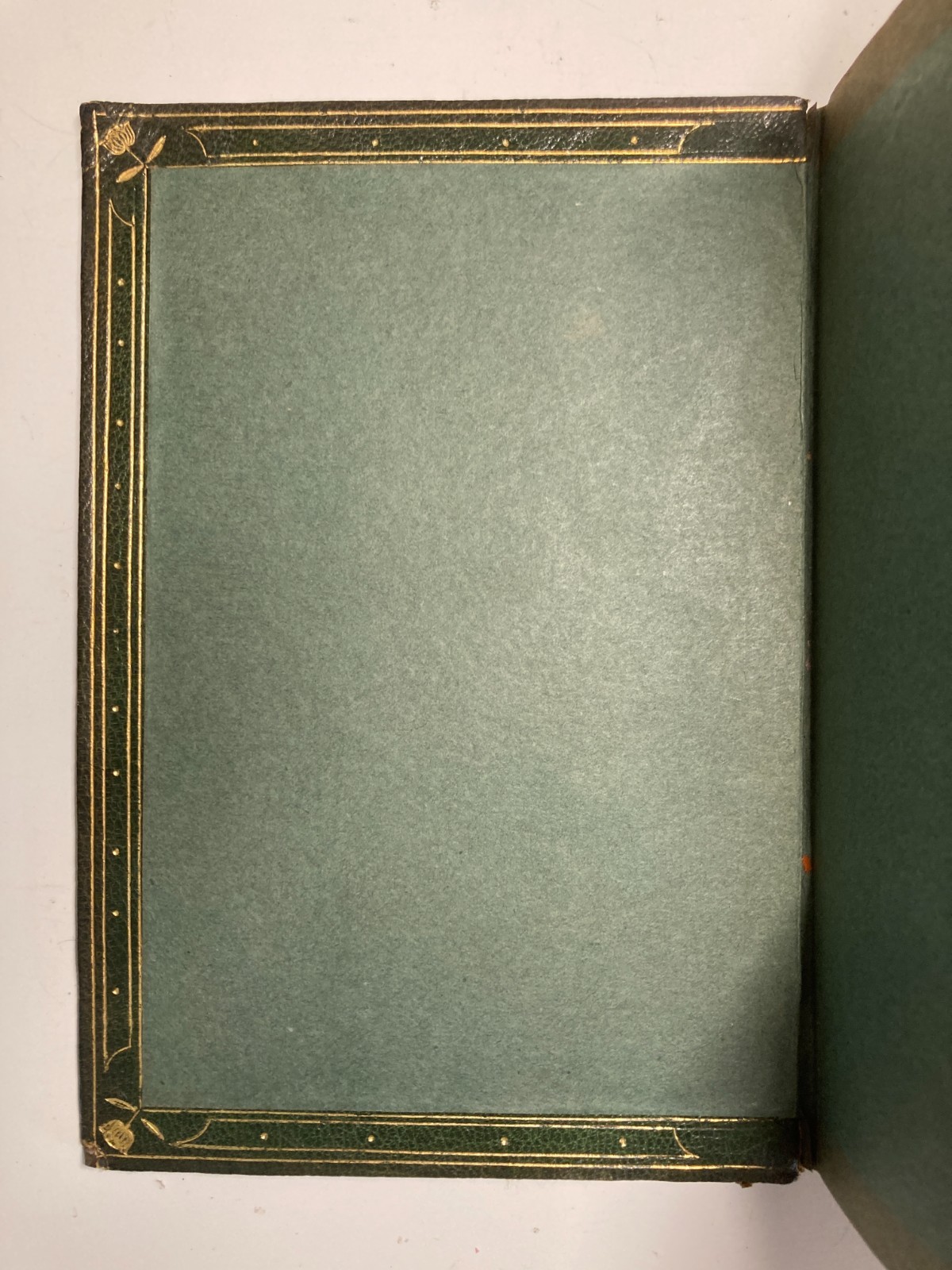 1905 Shelley Poetical Works Fine Arts & Crafts Full Morocco Leather Binding