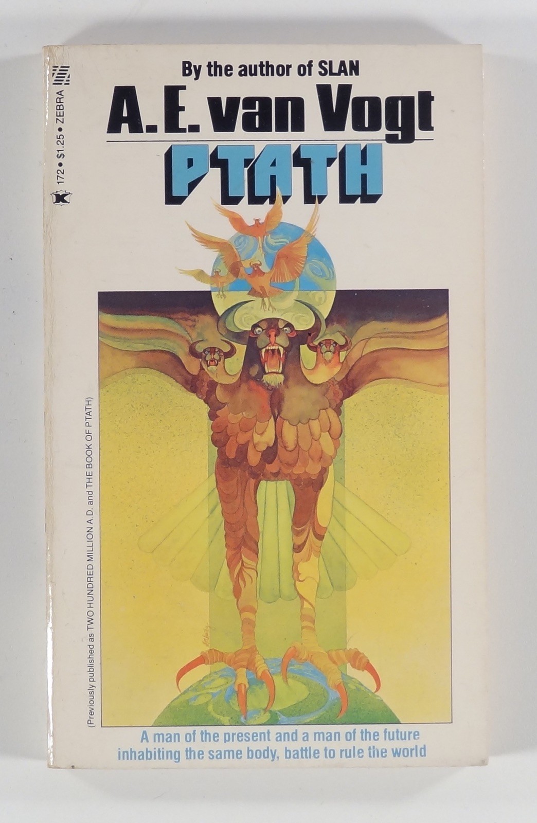 1976 AE Van Vogt PTATH science fiction novel ZEBRA BOOKS #172