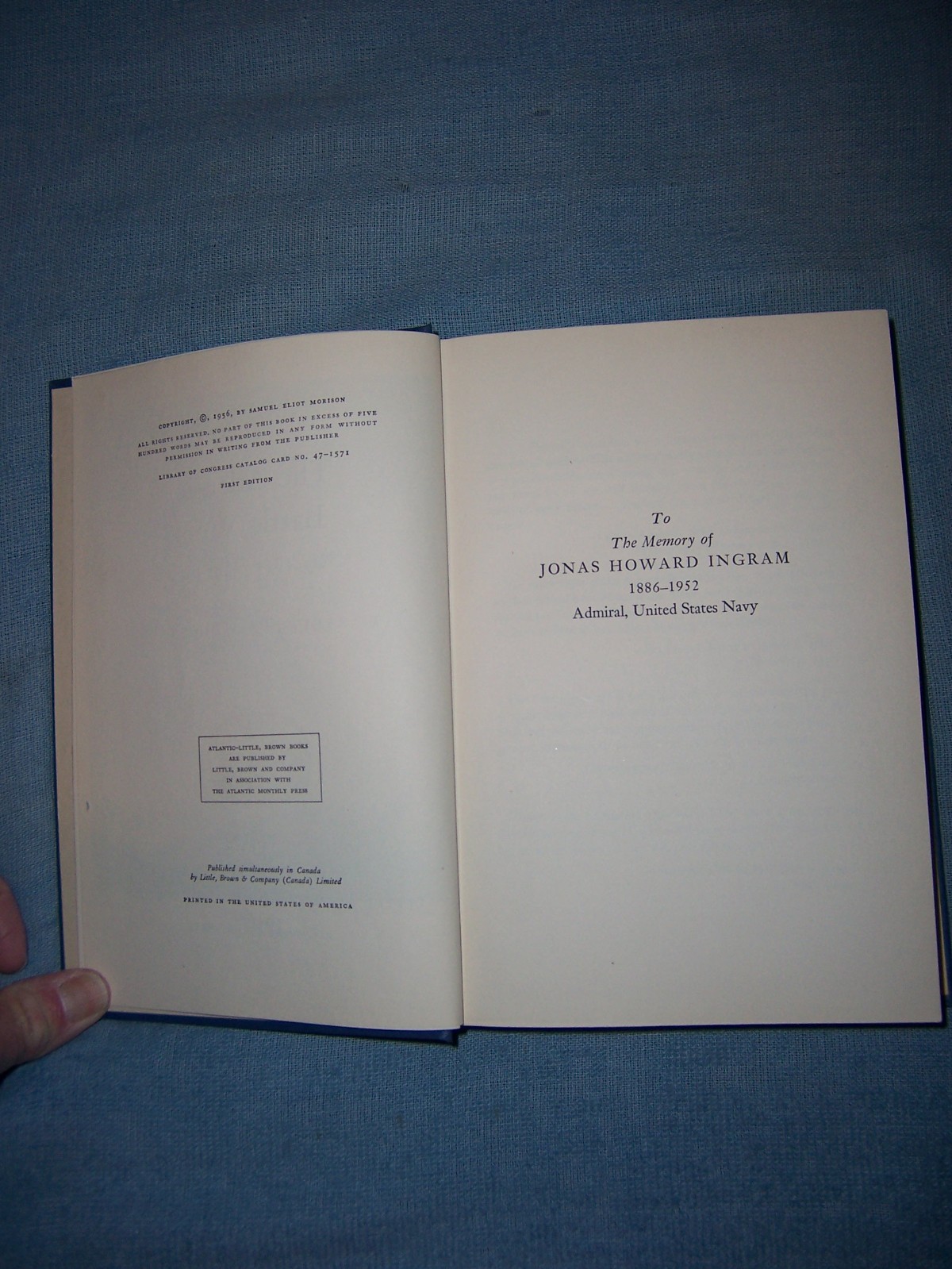THE ATLANTIC BATTLE WON by S. E. Morison/1st Ed/HCDJ/Military/War/WWII 1939-45