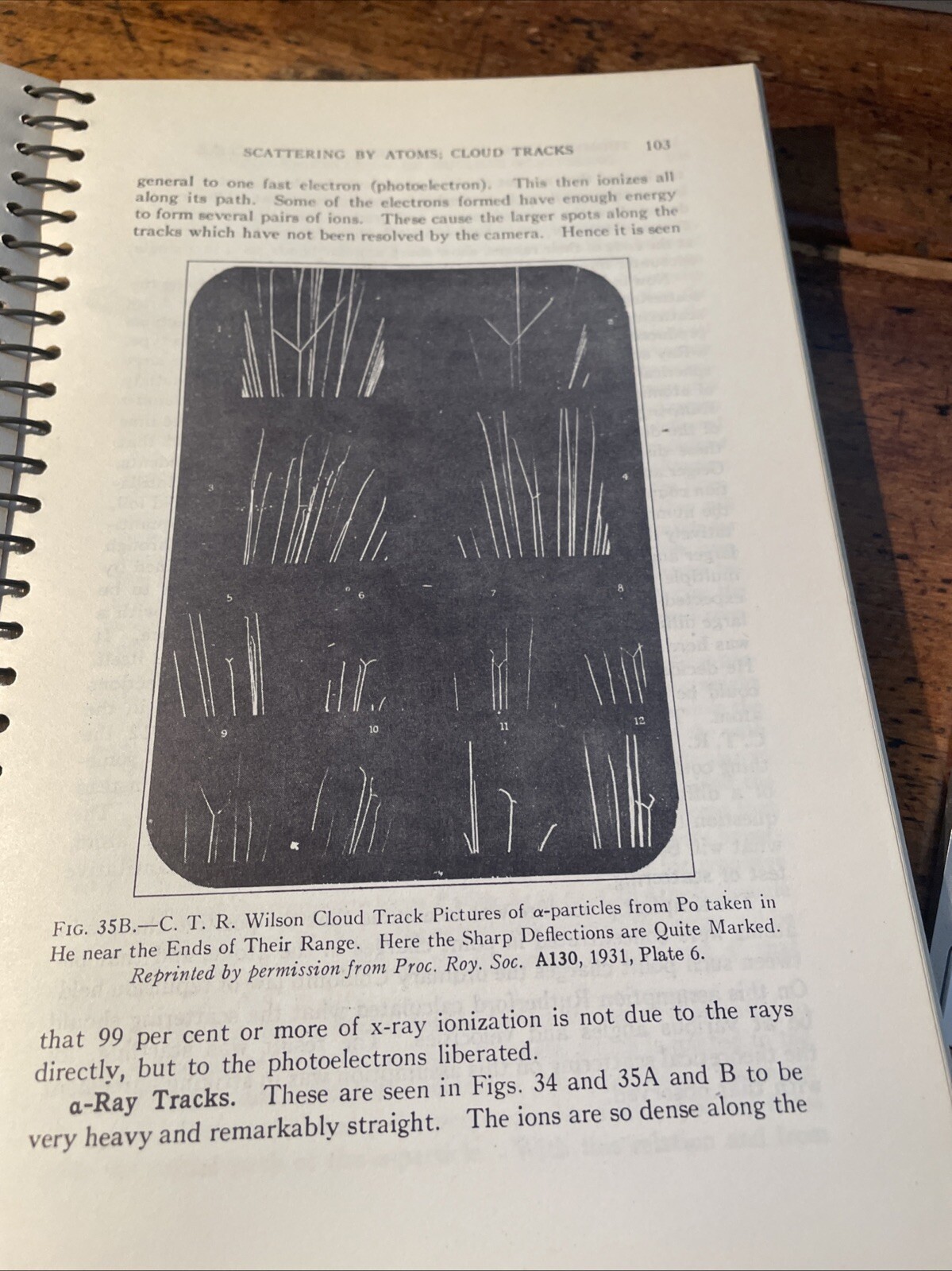 Rare 1938 Atomic Structure (Exerpts) Leonard B. Loeb -Spiral Bound