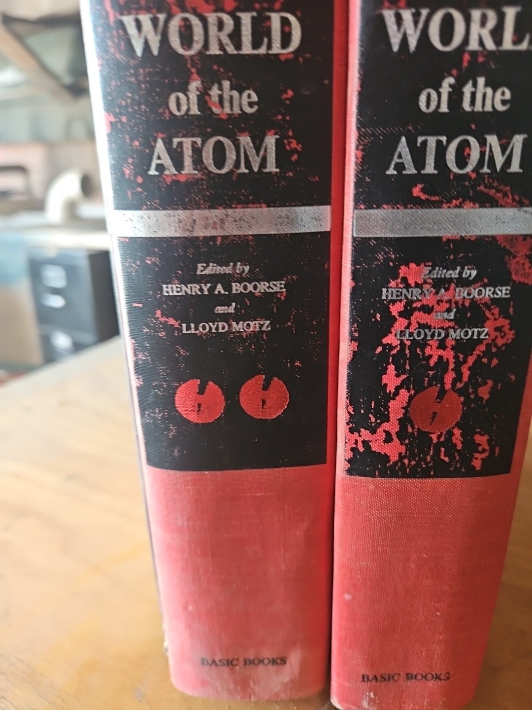 Henry Boorse & Lloyd Motz: World of the Atom Like New 1st edition in slipcase