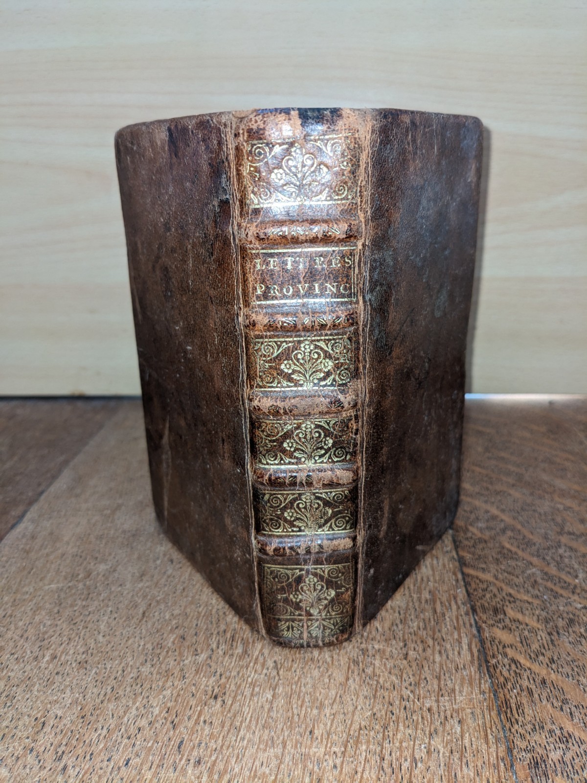 antique book – Pascal – Les provinciales – 1697