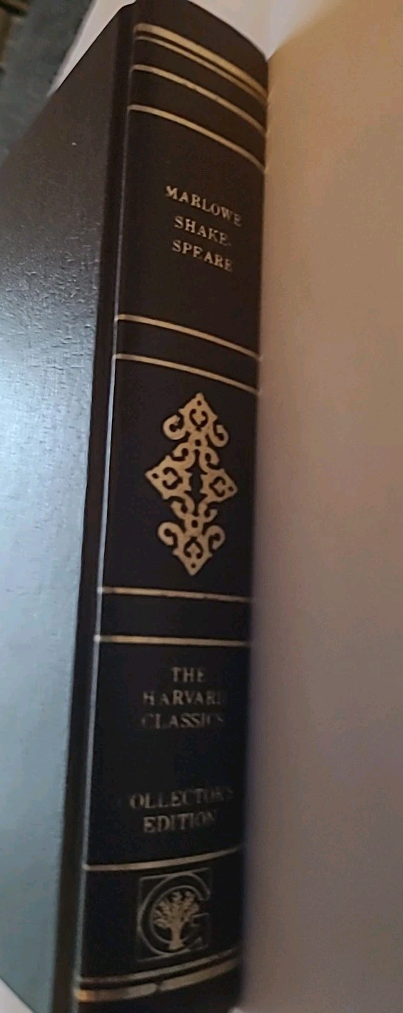 The Harvard Classics: Marlowe / Shakespeare Collector’s Edition Hardcover 1980 q