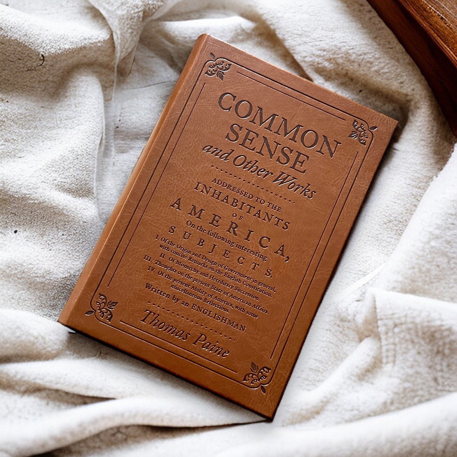 COMMON SENSE AND OTHER WORKS Thomas Paine Faux Leather Flexibound Classic