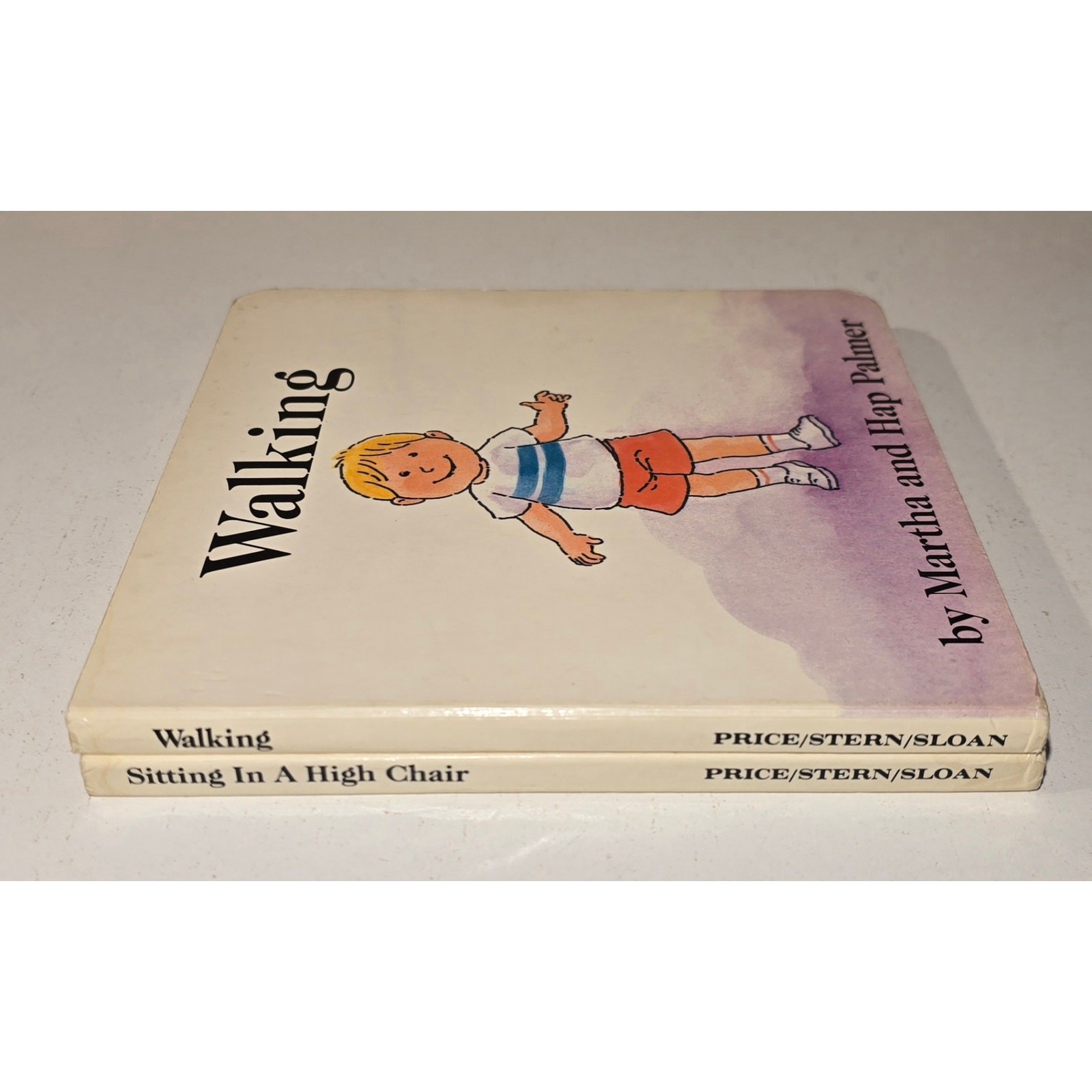 Baby Song Board Book Lot Walking Sitting In A High Chair Martha Hap Palmer 1987