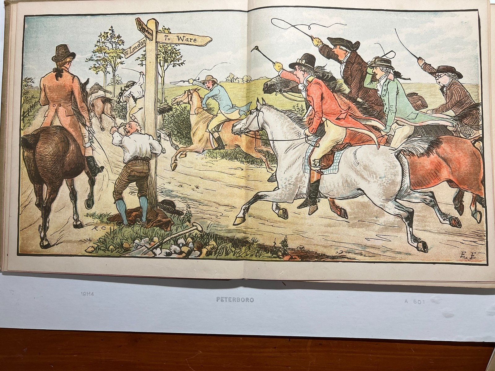ANTIQUE ILLUSTRATED BOOK R. CALDECOTT’S PICTURE BOOK (NO. 1) FREDERICK WARNE
