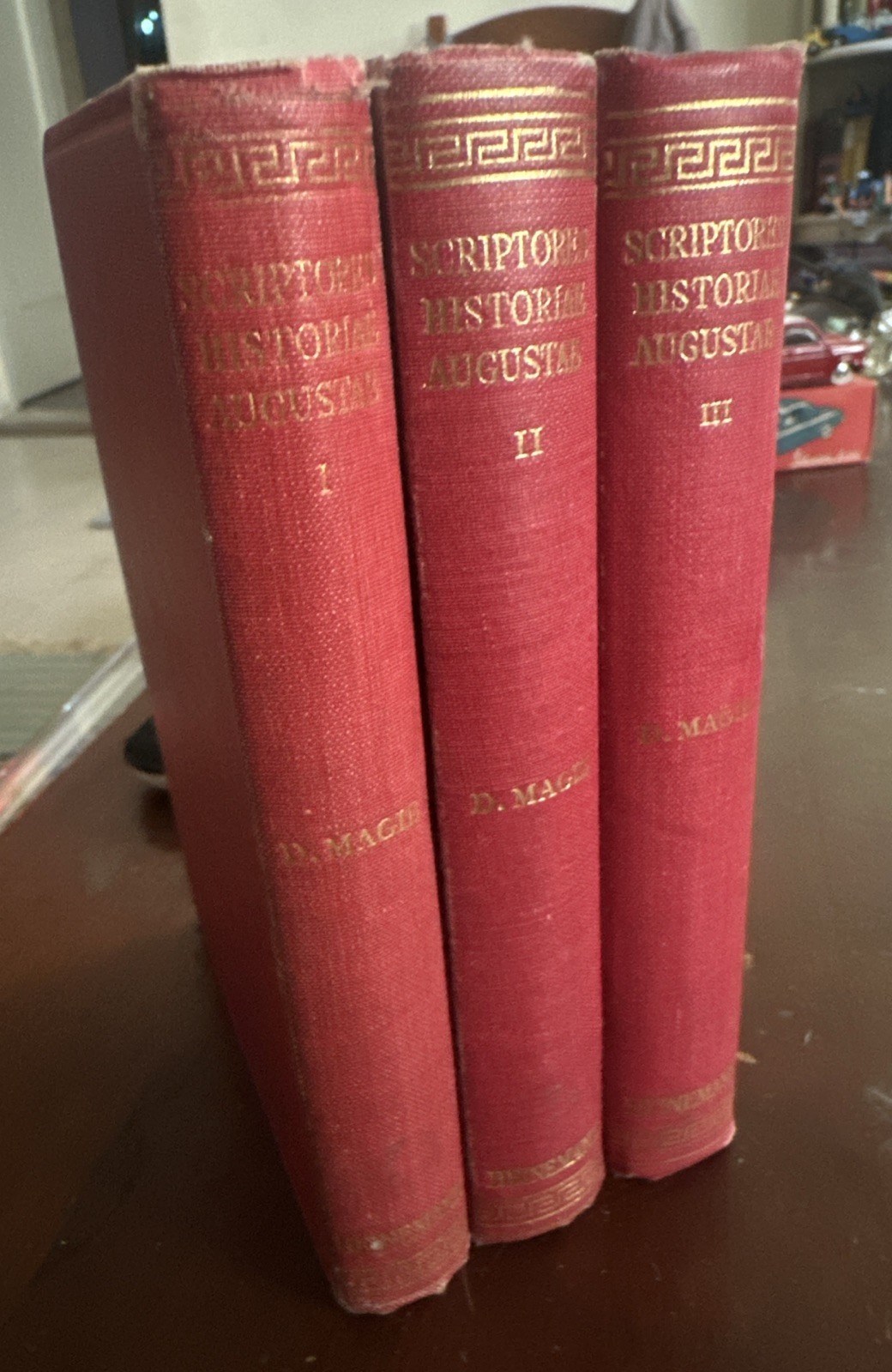 Scriptores Historiae Augustae David Magie Trans. 3 Vol Loeb HC Latin/Eng 1960 UK