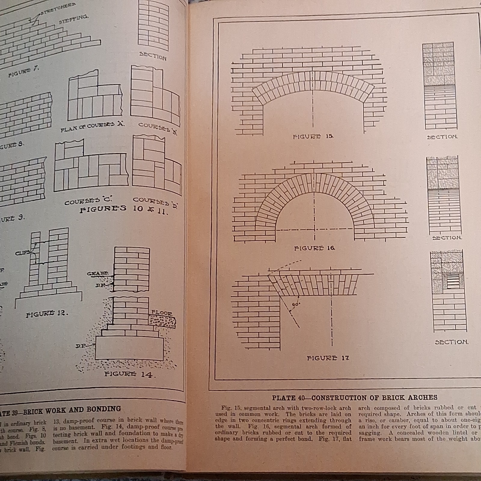 1911 Radford’s Details of Building Construction 185 Plates Antique Architecture