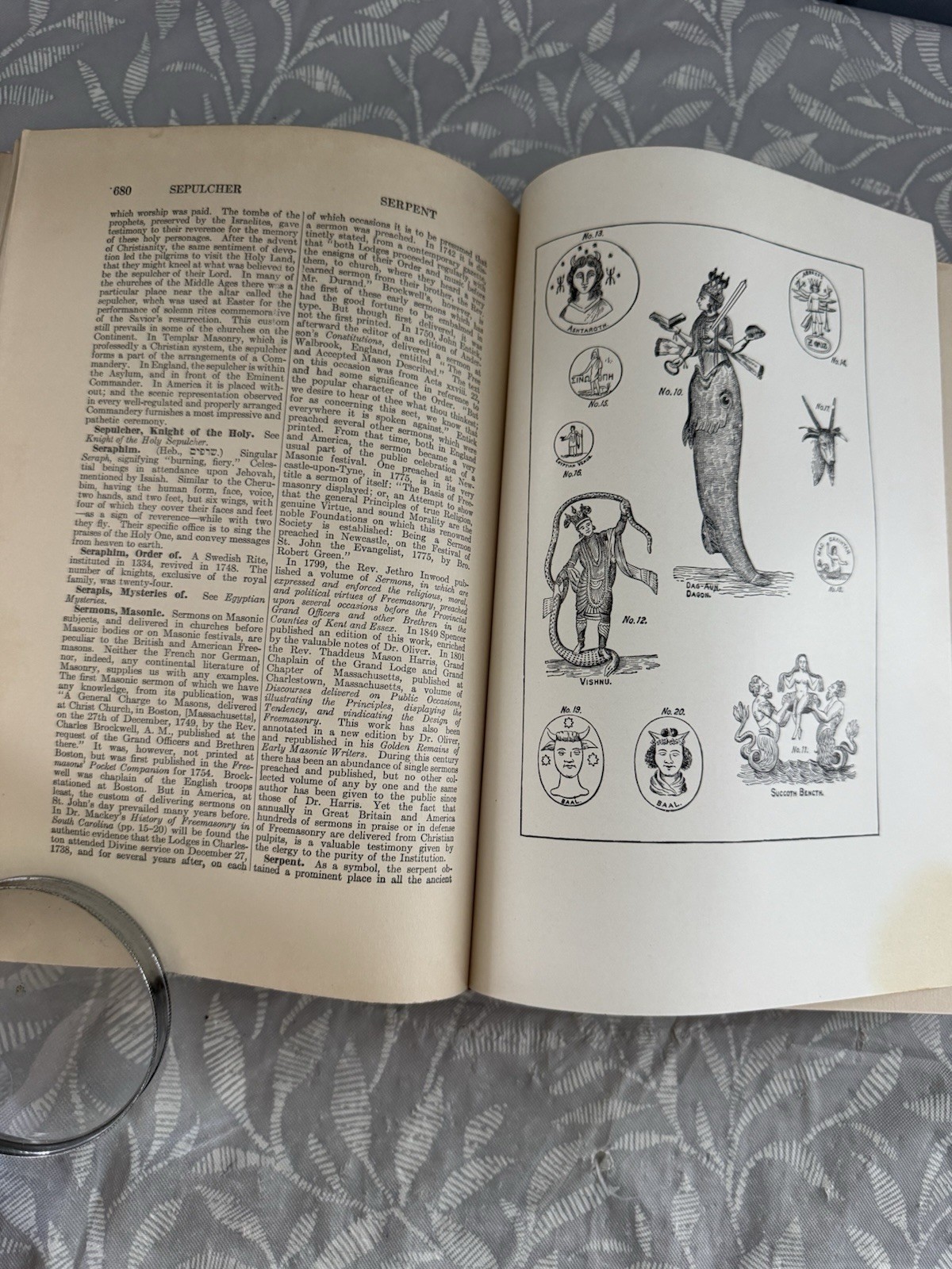 1921/1925 Encyclopedia of Freemasonry Vol I & II Mackey Hawkins Illustrated Set