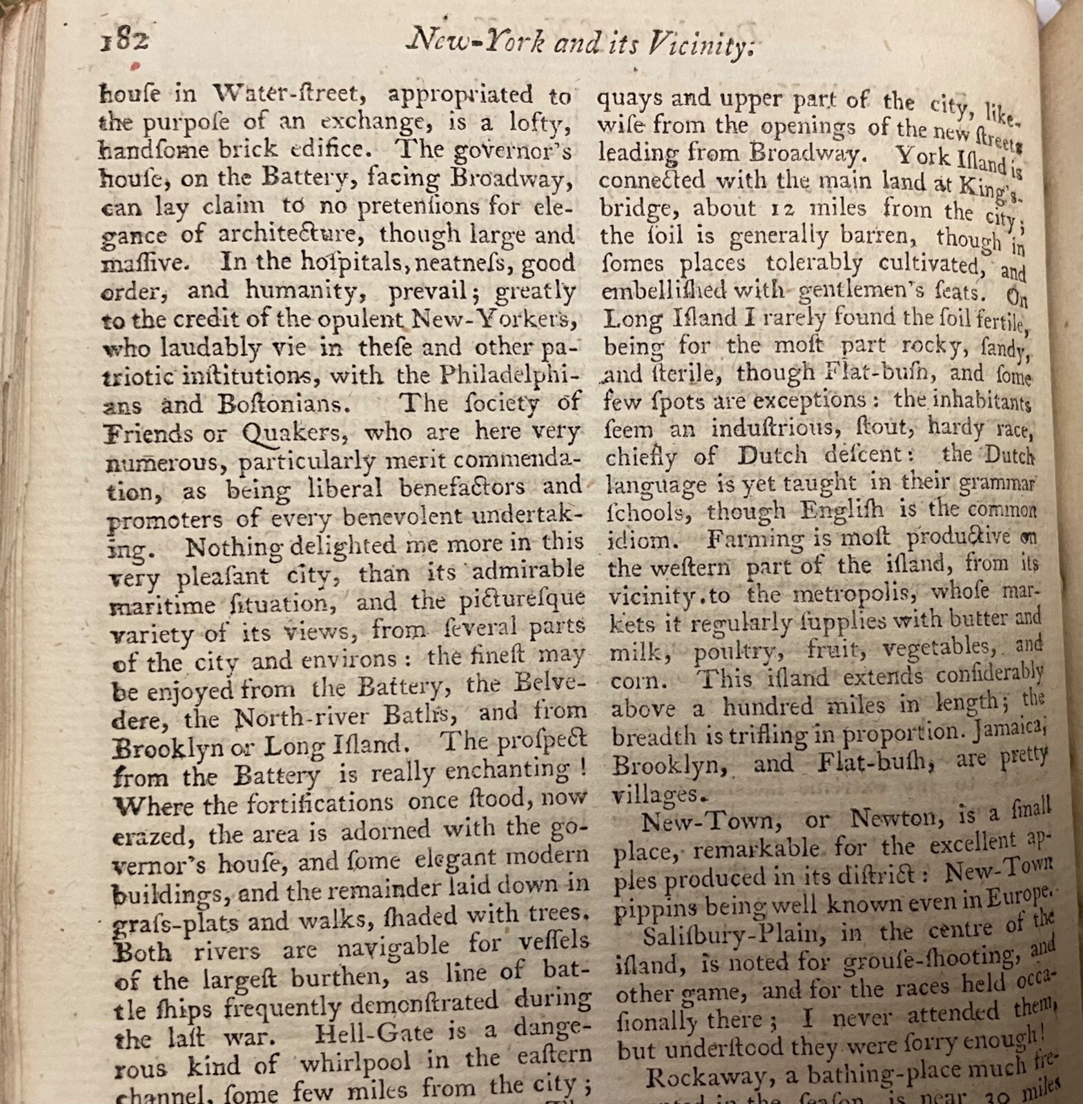 1798 MONTHLY MAGAZINE TRAVELING IN NEW YORK CITY NJ PA MISSOURI TRIBES ~ Binding