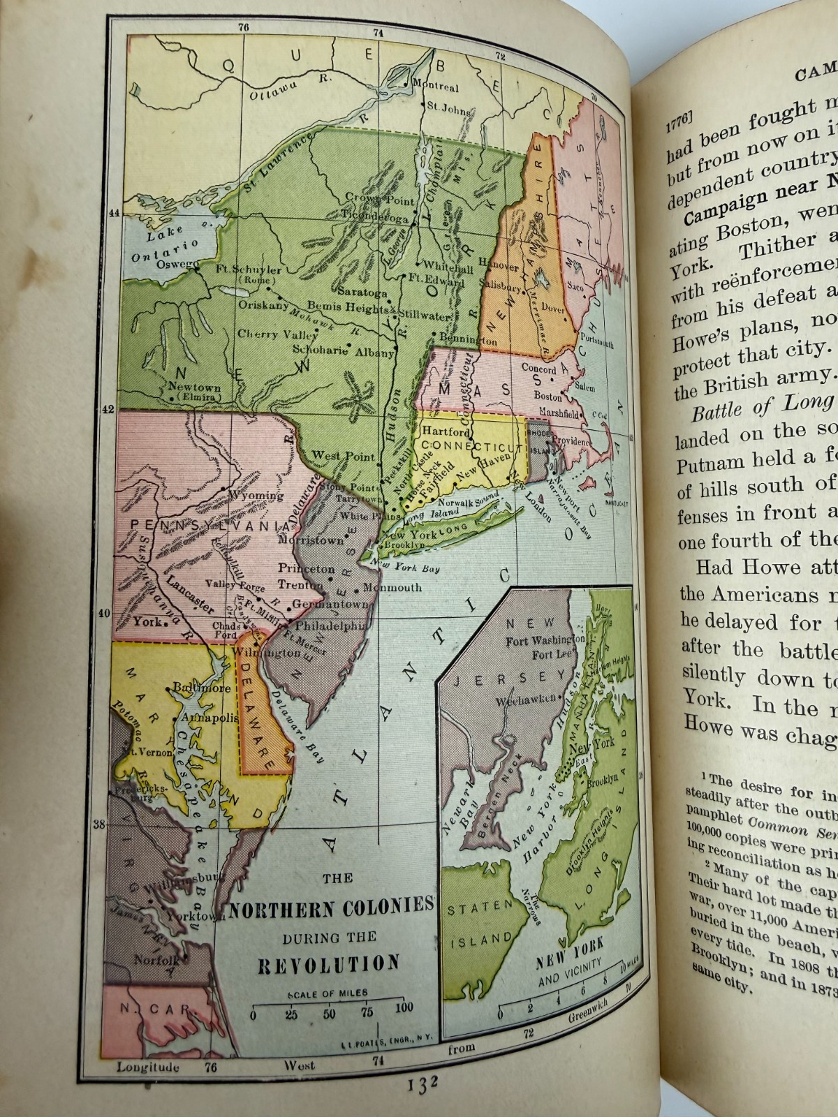 Barnes’s School History United States 1913 American Book Co 1914 Notes Maps HC