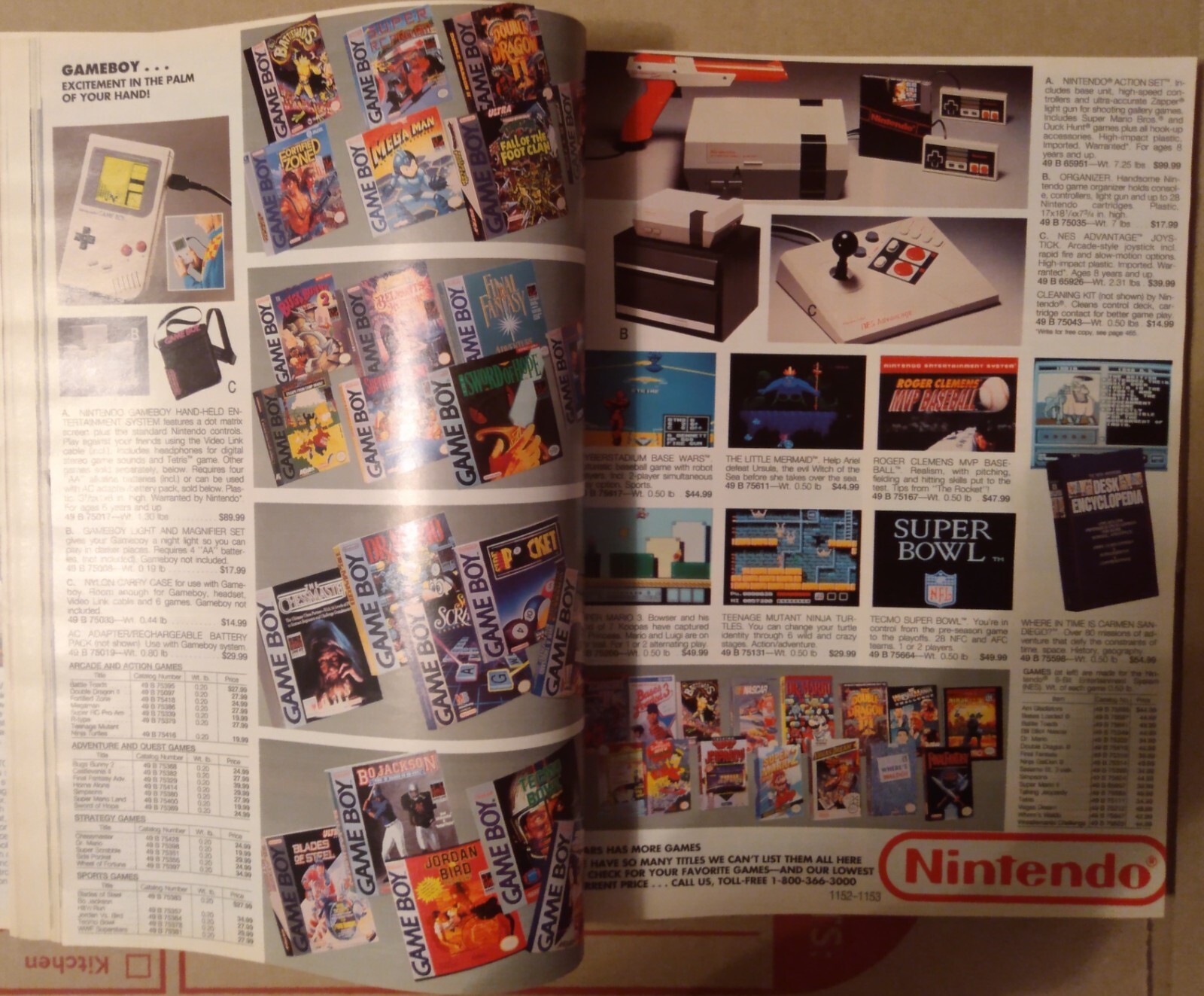 Sears 1992 Annual Catalog 1595 Pages Tools Toys Nintendo Appliances Electronics