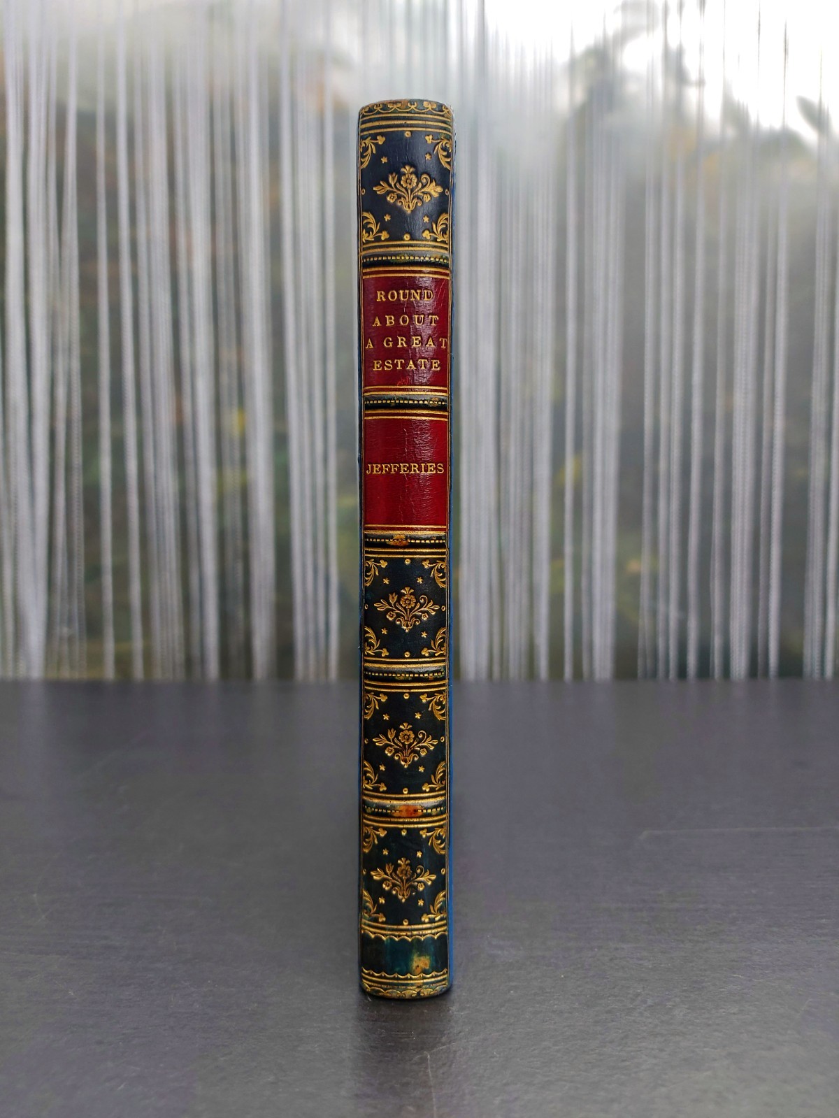 1880 – 1st Ed. – Round About a Great Estate by Richard Jefferies – Fine binding