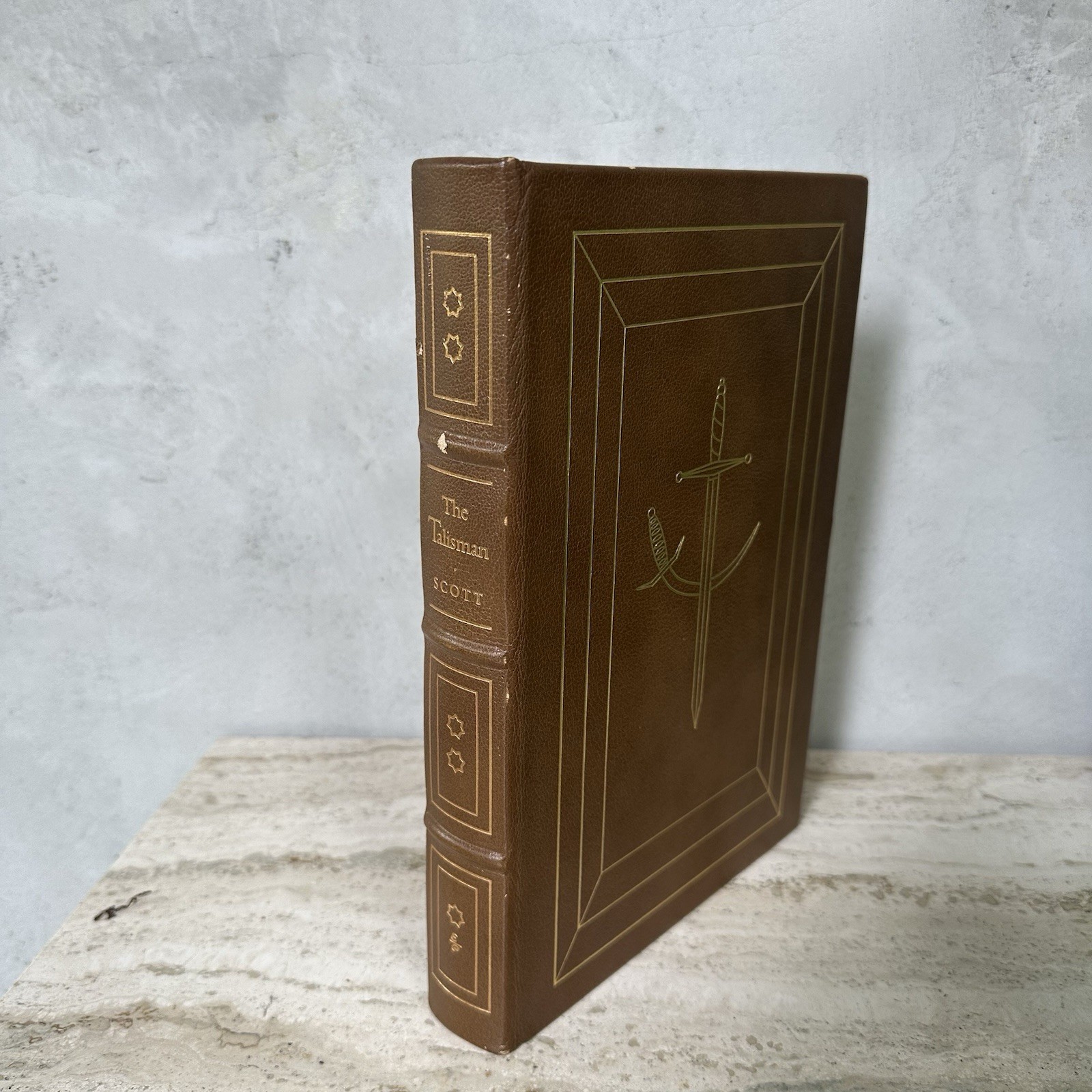 The Talisman Sir Walter Scott Easton Press Collector’s Edition Leather VTG 1976