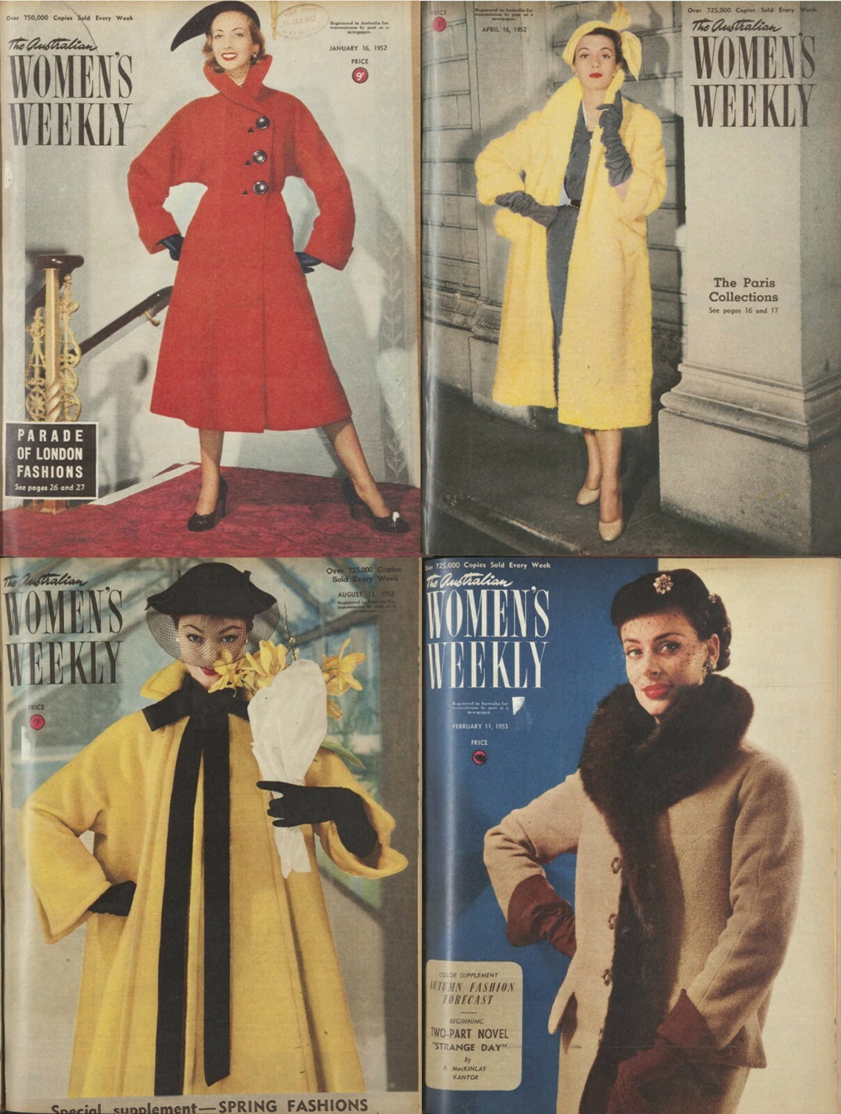 The Australian Women’s Weekly Magazine Vol.7 (1951-1953) – 157 Old Issues on DVD