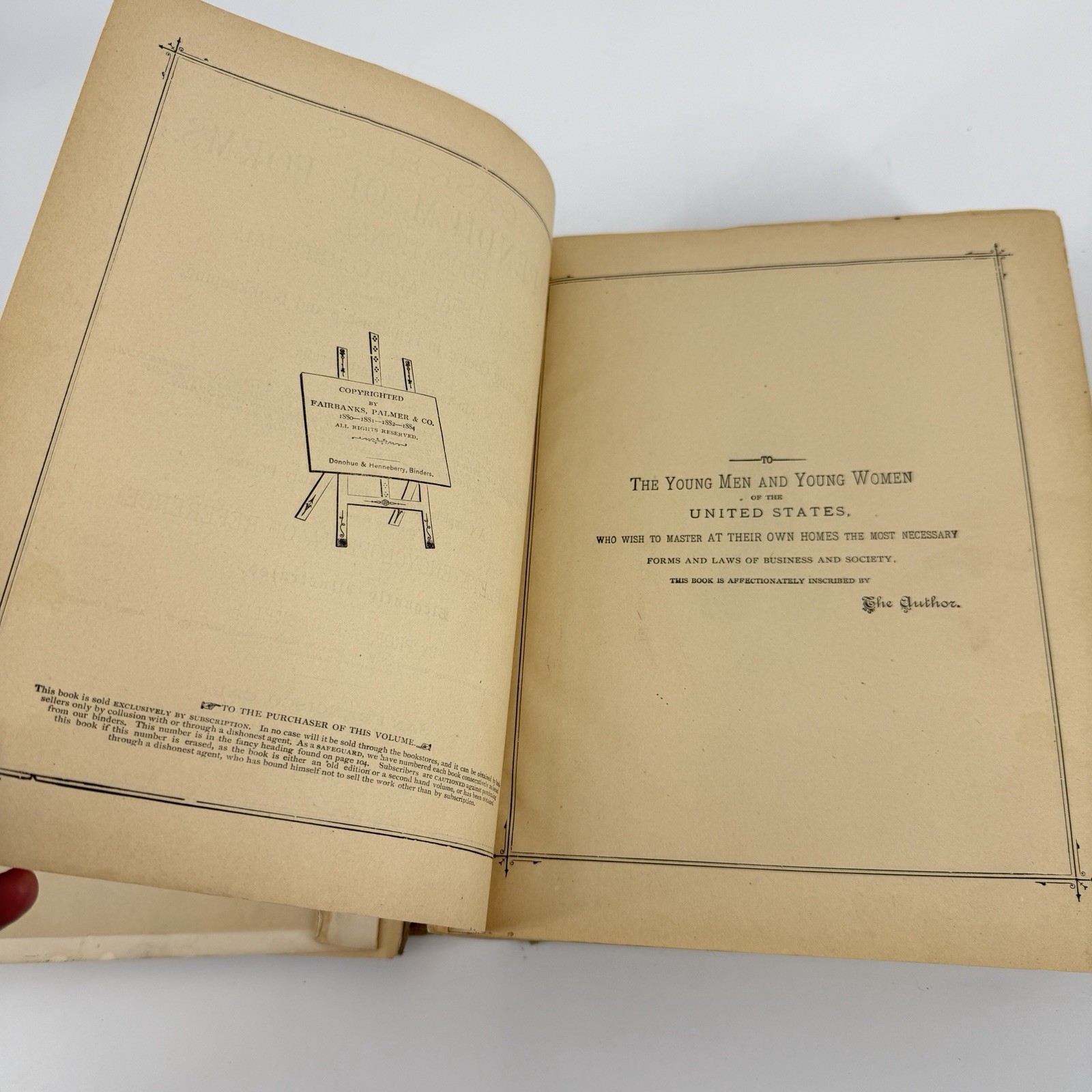 Antique 1880s Book GASKELL’S COMPENDIUM of FORMS SOCIAL LEGAL POETRY ETIQUETTE