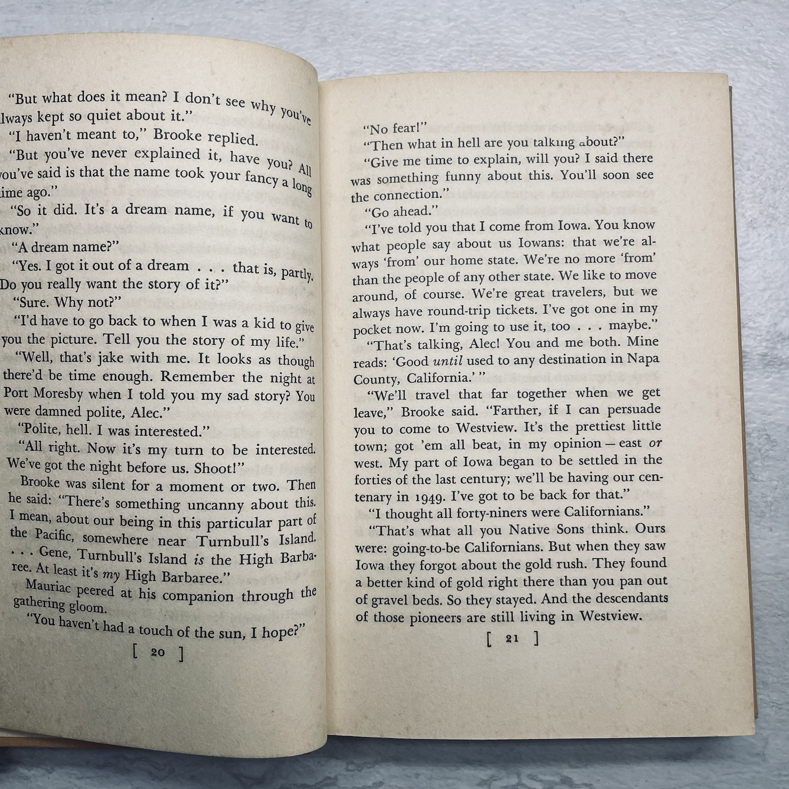 The High Barbaree by Charles Nordhoff & James Norman Hall – 1945 4th Printing HC