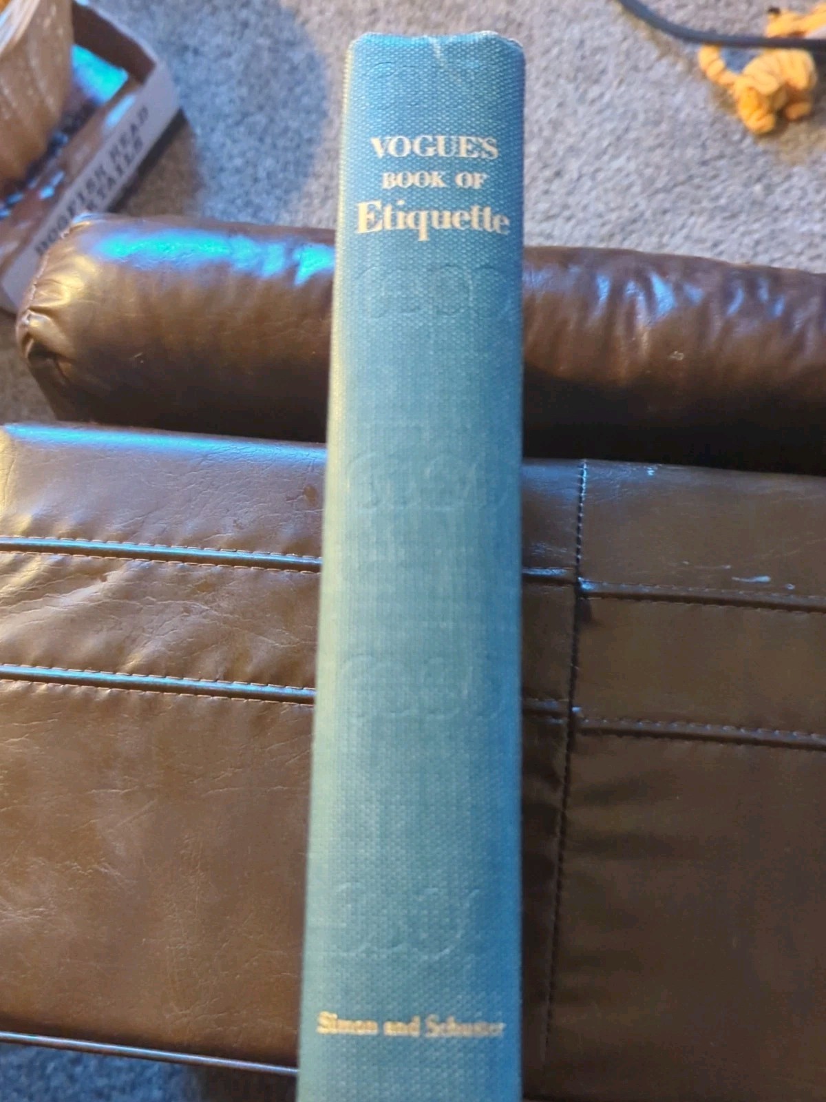 Vintage Vogue’s Book of Etiquette 1948 by Millicent Fenwick Simon and Schuster