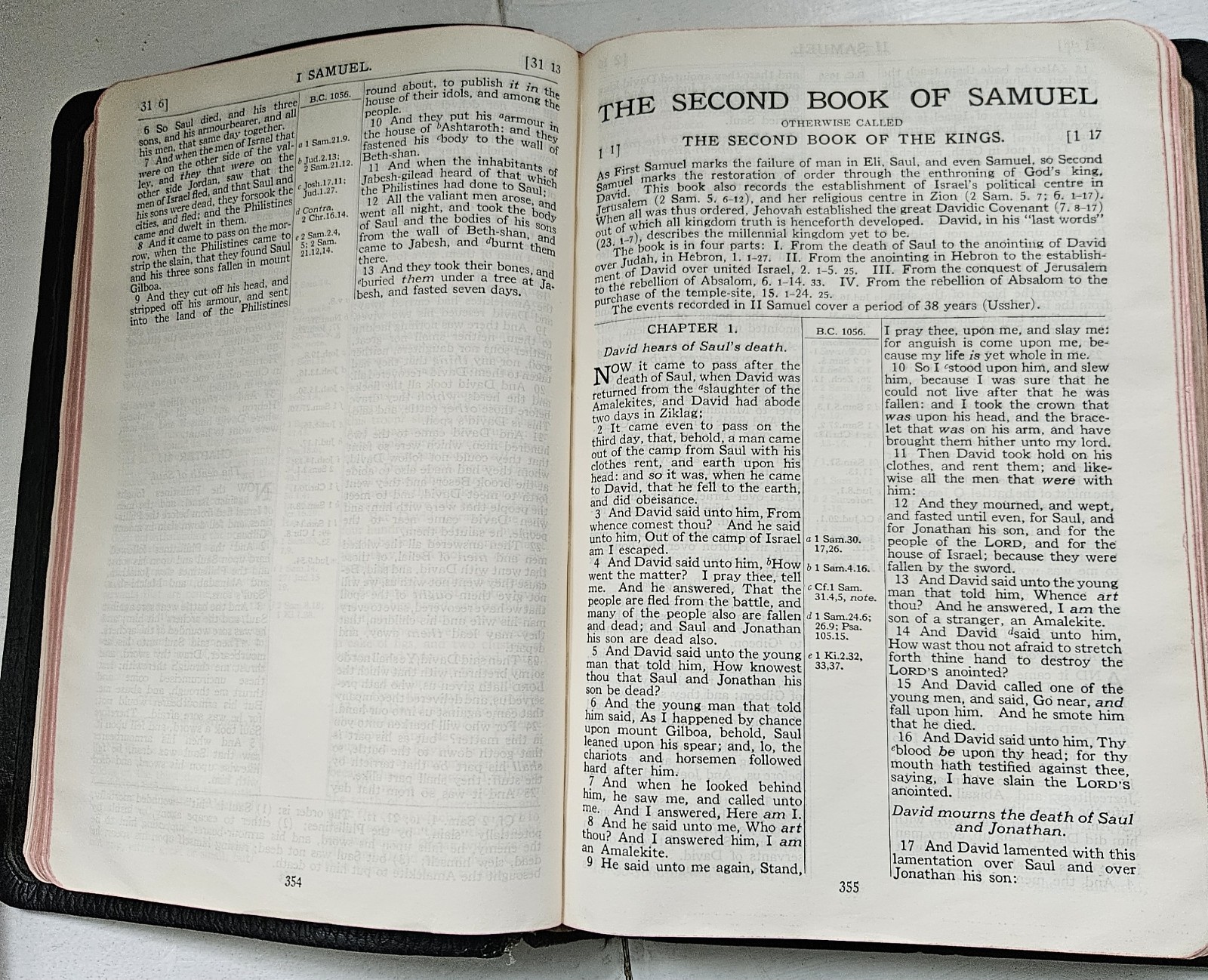1945 Scofield Reference KJV Bible Marrakesh Persian Leather Lined Vintage,Oxford