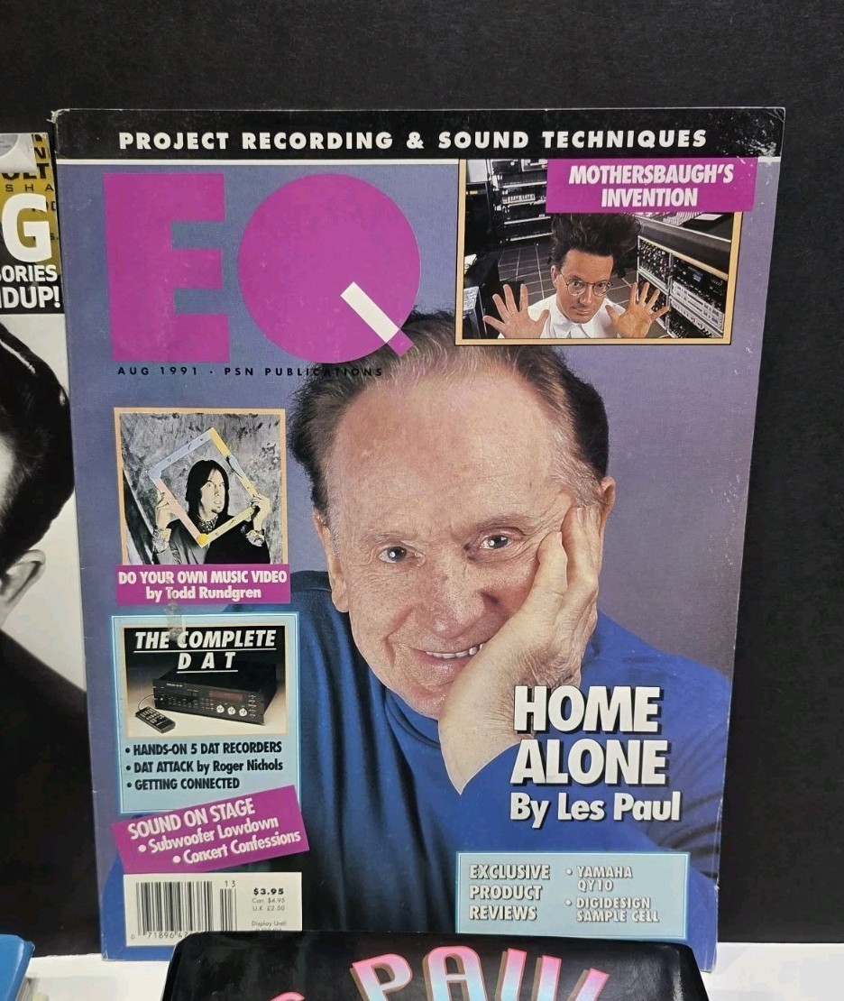 ESTATE SALE – LES PAUL LOT – 2 Books, 2 Magazines, 1 DVD (still sealed) and 1 CD